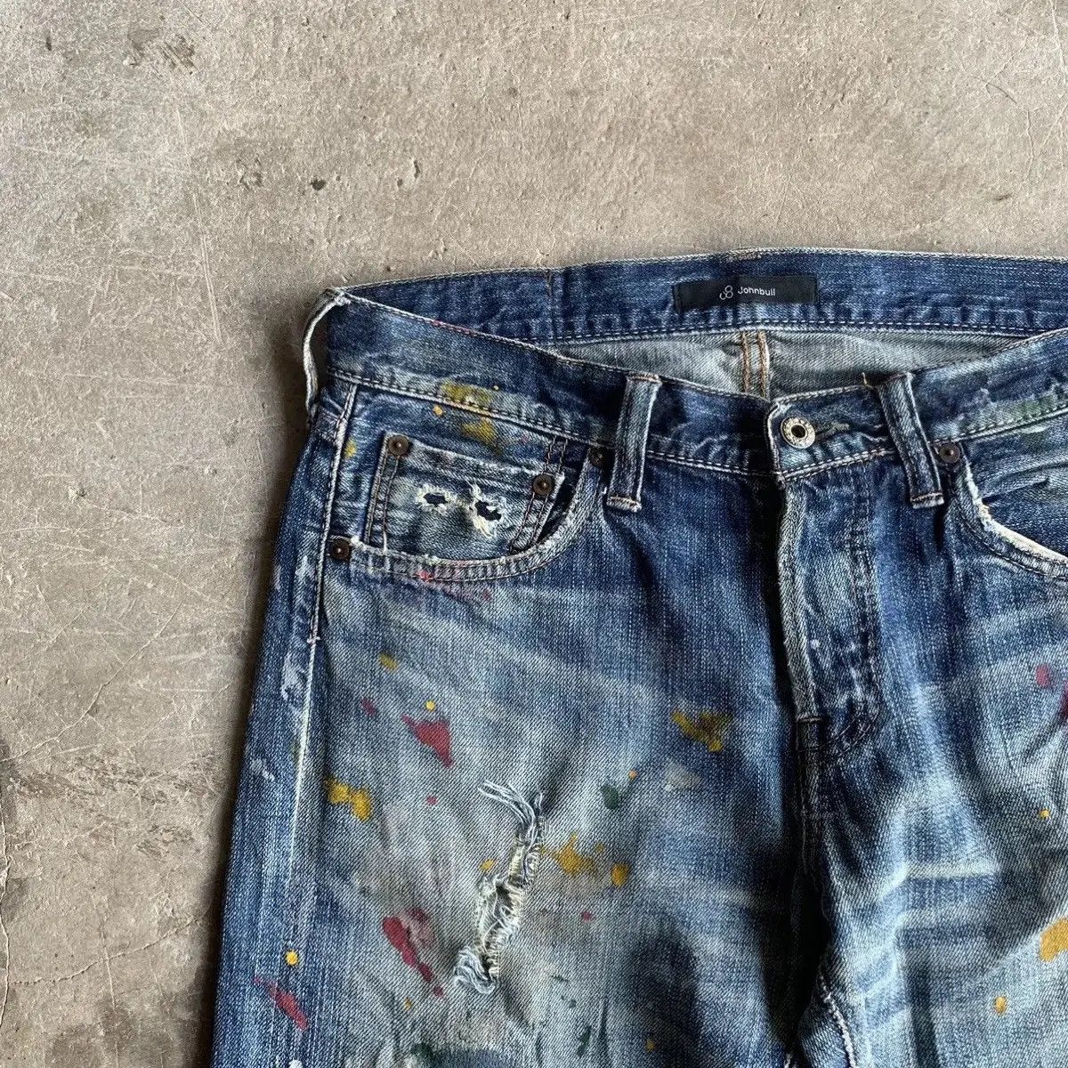 If Six Was Nine 💥 STEALS 💥Vintage Redline Jeans Splish Painter Denim Pants Size US 32 / EU 48 - 6 Thumbnail