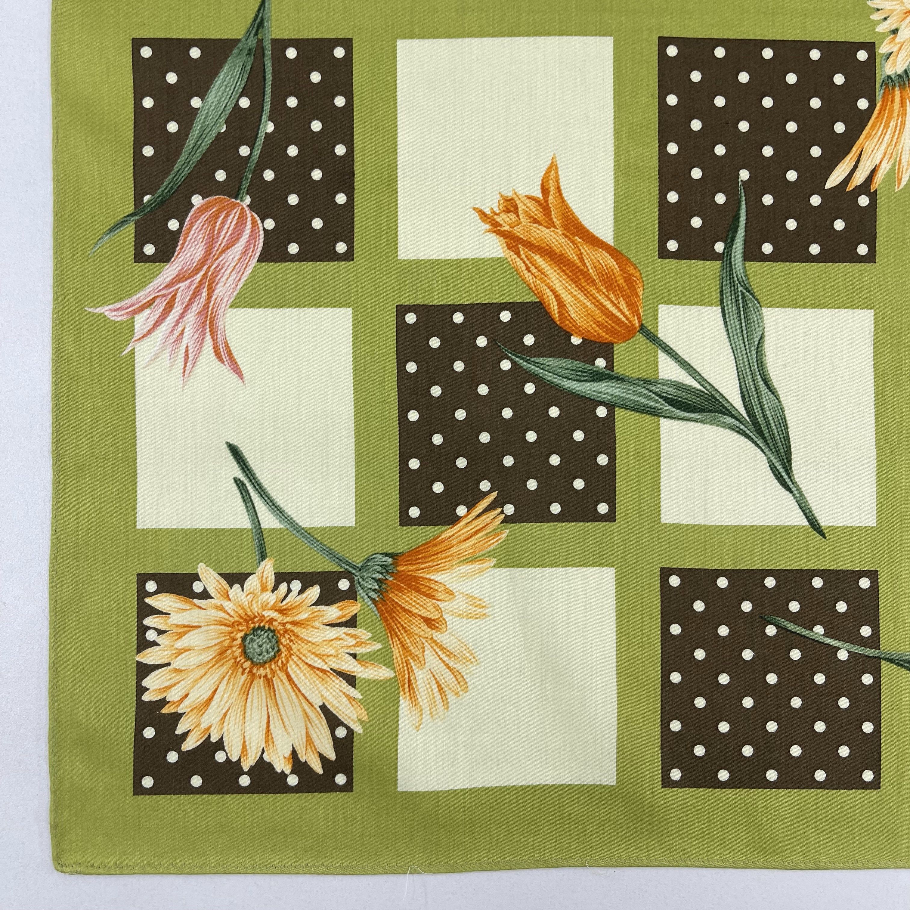 Vintage Figaro Paris Handkerchief / Neckerchief / Bandana - 4157 Size ONE SIZE - 5 Thumbnail