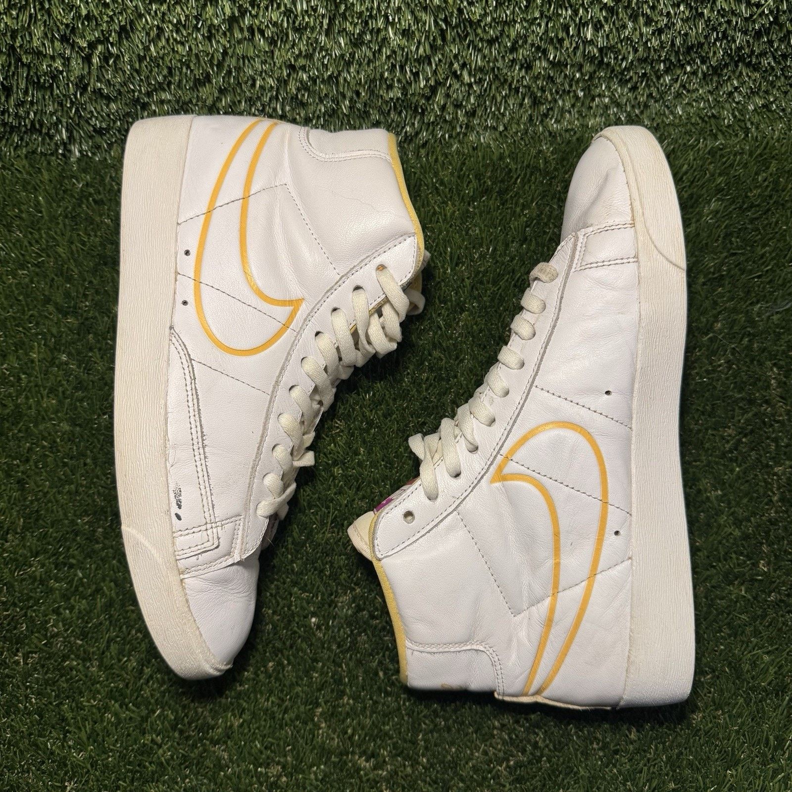 Nike Size 8 - Nike Blazer Mid White Topaz W Size US 8 / IT 38 - 3 Thumbnail