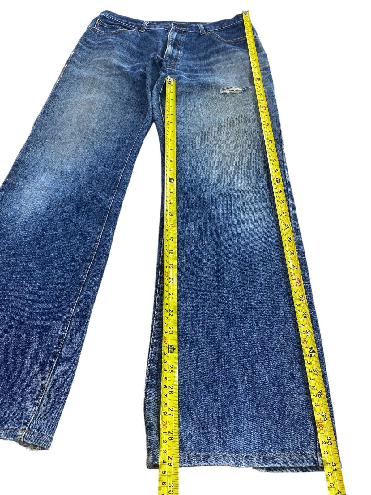 Japanese Brand Japanese Brand Whiskers Faded Wash Style Loose Jeans Size US 32 / EU 48 - 7 Thumbnail