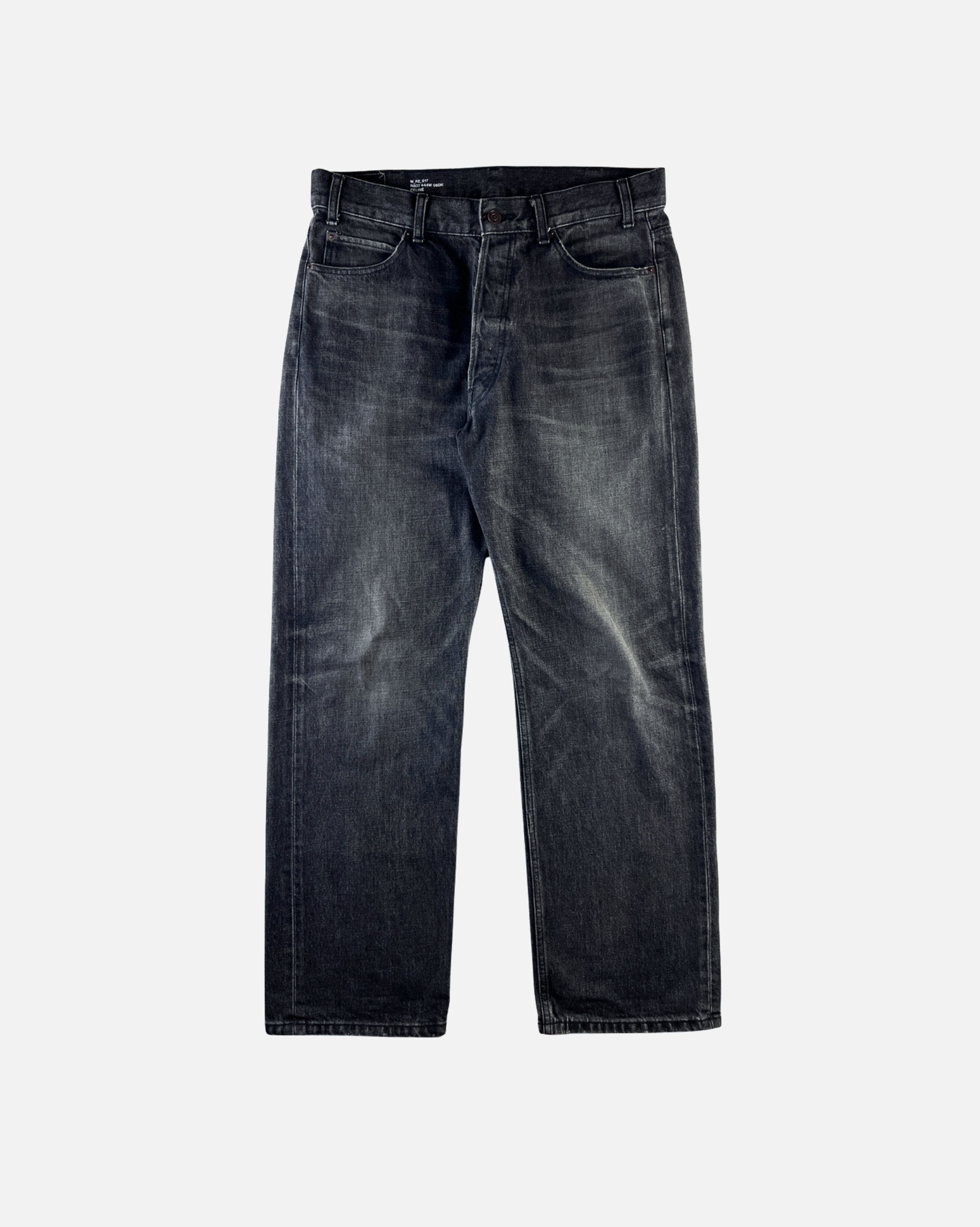 CELINE KURT JEANS Black Asid Wash