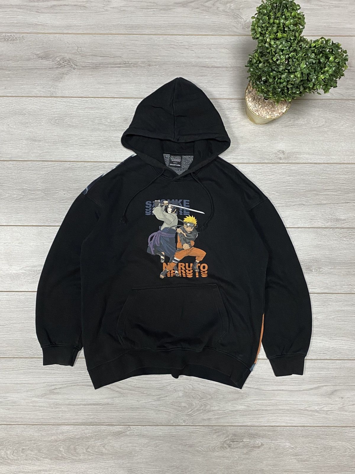 Anime Naruto anime shippuden overprint Saske hoodie Size US M / EU 48-50 / 2 - 2 Thumbnail