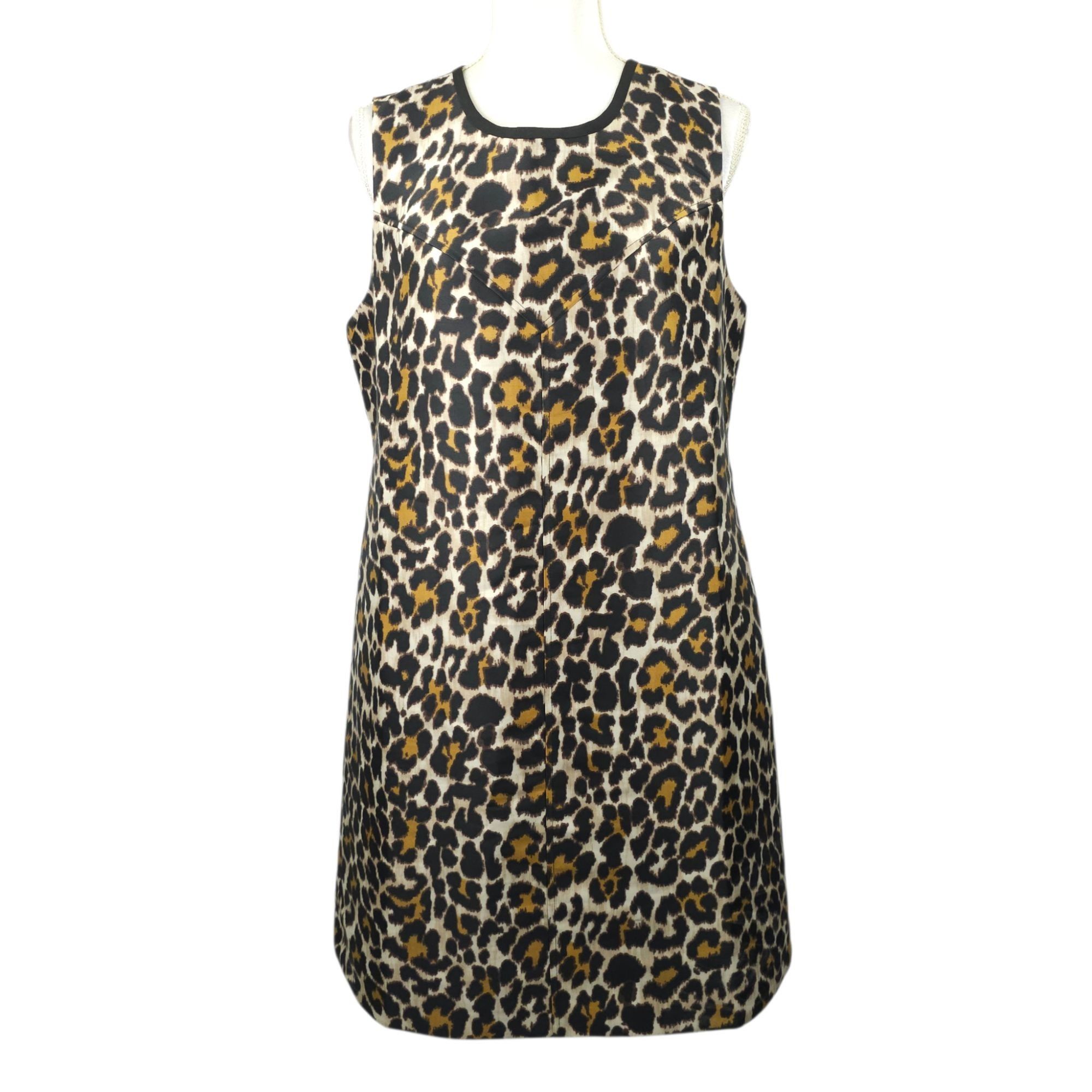 J.Crew J.Crew Leopard Print Shift Dress Size 12 A-line Back Zip Size XL / US 12-14 / IT 48-50 - 1 Thumbnail