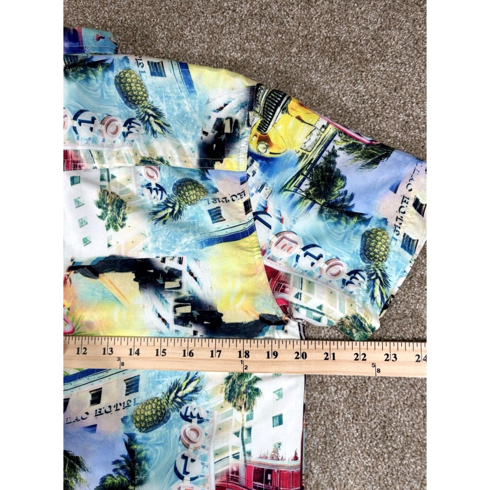 CO Drill Clothing Co Surf Society Casino Graphic Short Sleeve Button Shirt Mens M Multicolor Size US M / EU 48-50 / 2 - 8 Thumbnail