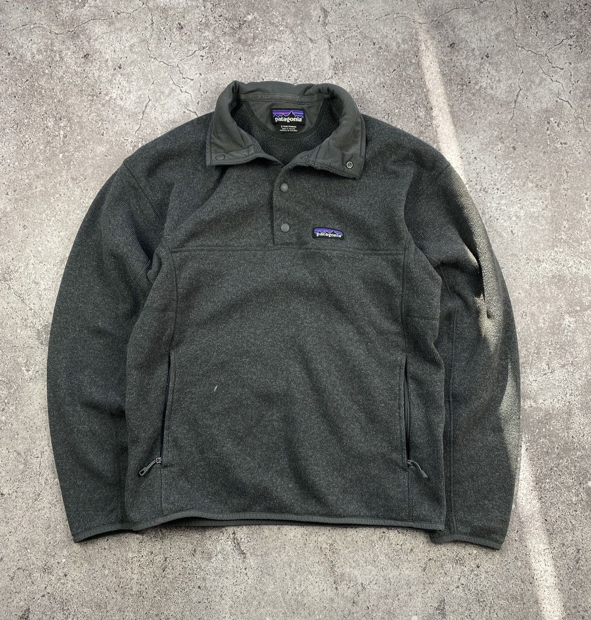 Patagonia × Vintage Vintage Patagonia fleece synchilla grey colour snap T Size US S / EU 44-46 / 1 - 1 Thumbnail