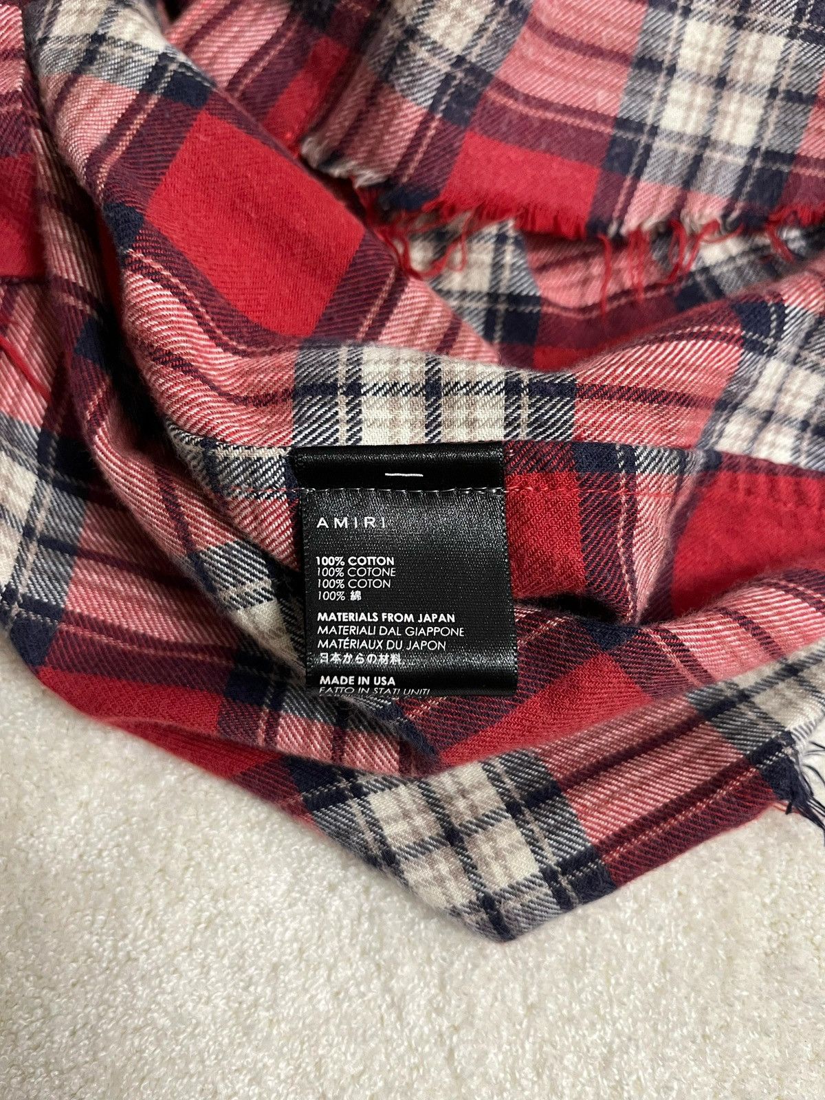 Amiri 💠Amiri💠 FLANEL RED 2016 (M) Size US M / EU 48-50 / 2 - 4 Thumbnail