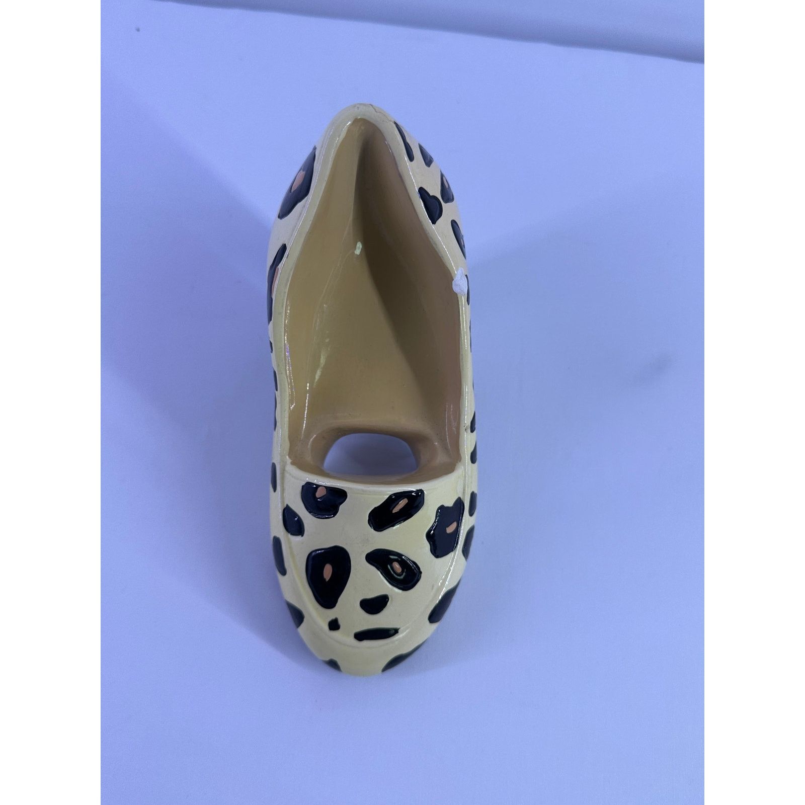 & Other Stories Vintage Cheetah Print Ceramic High Heel Decor 6.5”long Size ONE SIZE - 5 Thumbnail