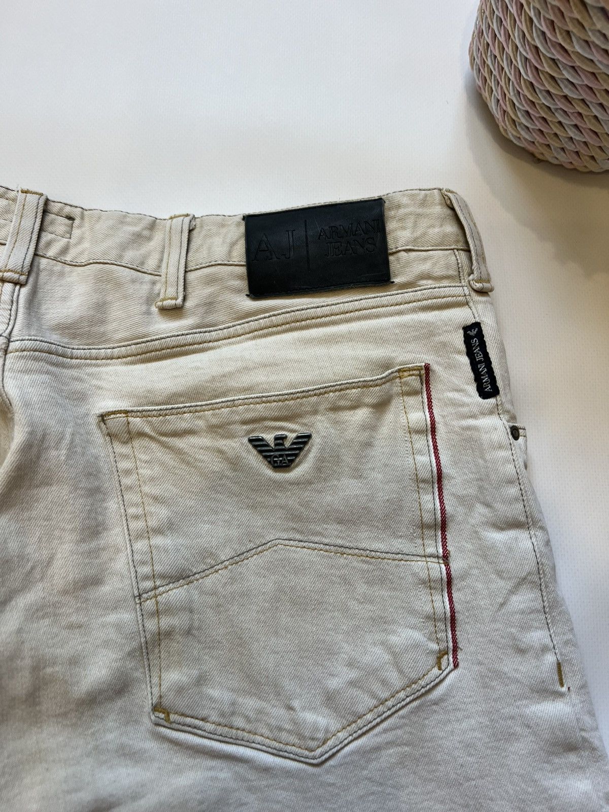 Armani Armani Jeans Denim Shorts Rare Size US 33 - 2 Thumbnail