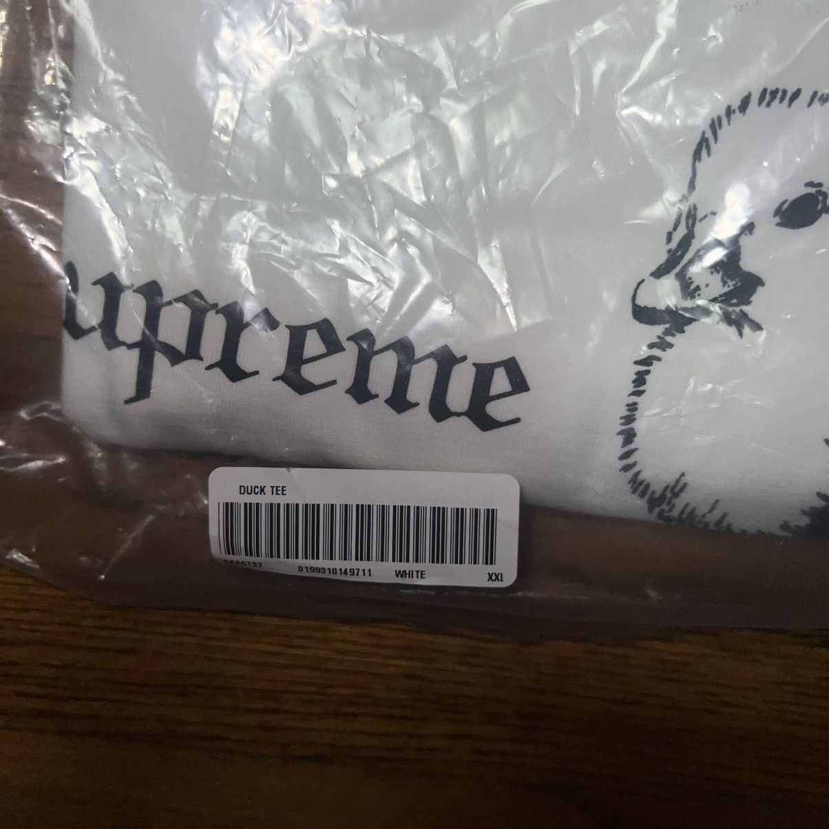Supreme Supreme Duck Tee White Size: Extra Extra Large Size US XXL / EU 58 / 5 - 4 Thumbnail