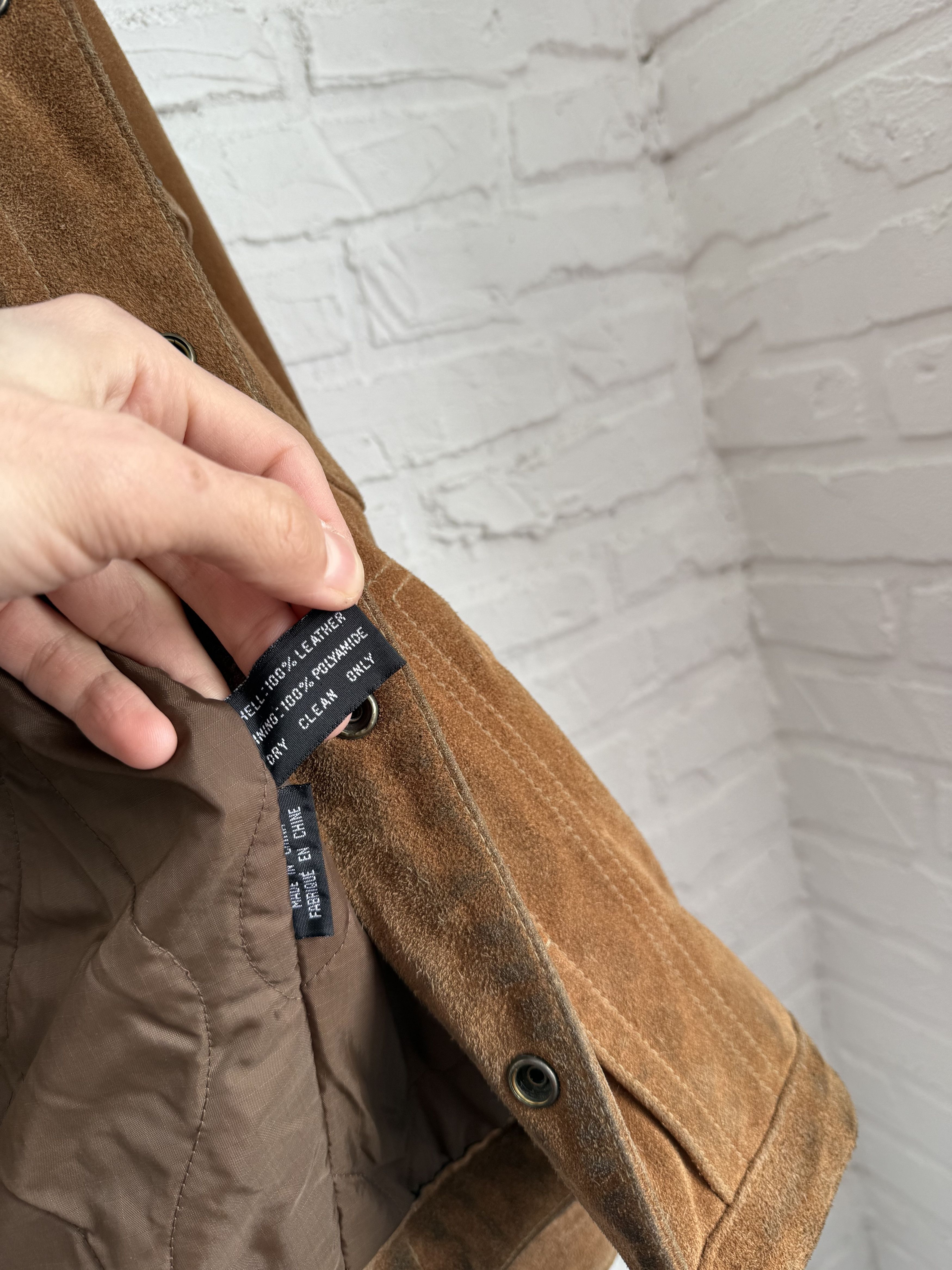 Diesel Vintage 2000s DIESEL work suede leather jacket Size US M / EU 48-50 / 2 - 4 Thumbnail