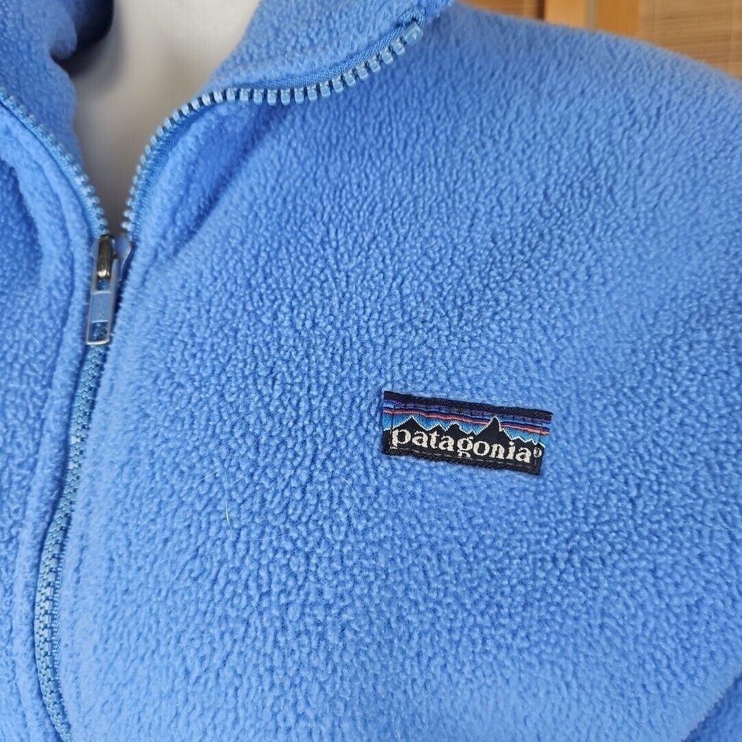 Patagonia Vintage Patagonia Fleece Jacket Mens Sz S Blue High Pile Ful Size S / US 4 / IT 40 - 2 Thumbnail