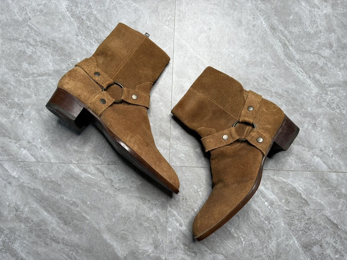 Saint Laurent Paris Saint Laurent By Hedi Slimane Wyatt Harness Boots Size US 7 / EU 40 - 1 Thumbnail