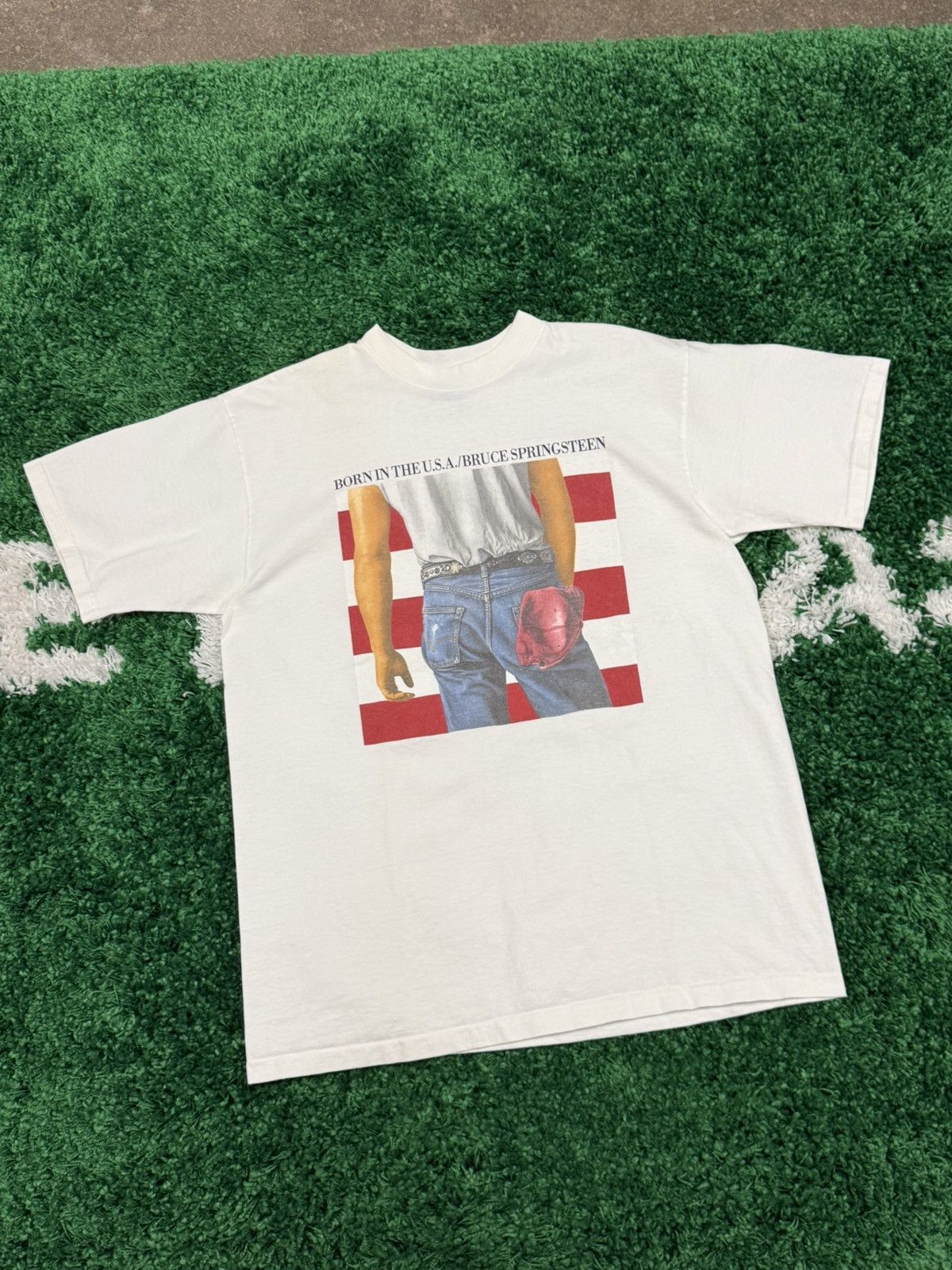 RARE GRAIL Bruce Springsteen Born in the USA Album Tee XL