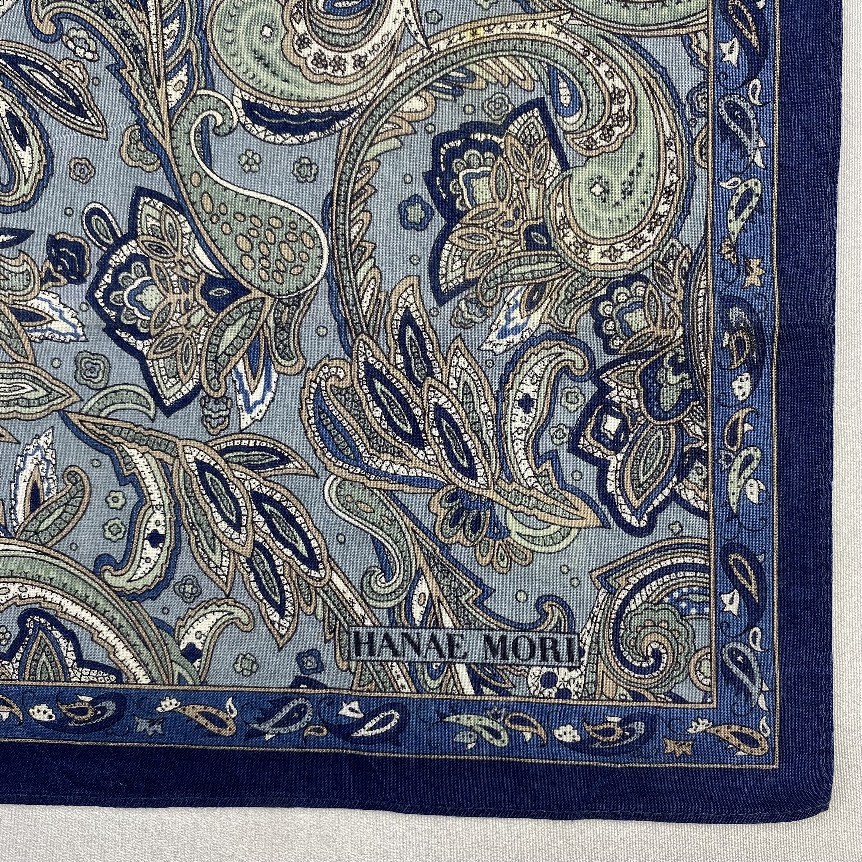 Hanae Mori × Vintage Hanae Mori Bandana/ Handkerchief / Neckerchief-P970 Size ONE SIZE - 3 Thumbnail