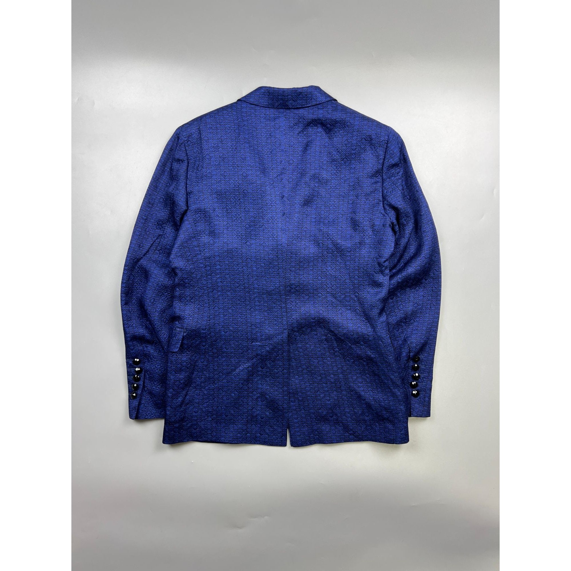 Billionaire Couture Billionaire Couture Silk Wool Patterned Blazer (Y0989) Size 48R - 13 Thumbnail