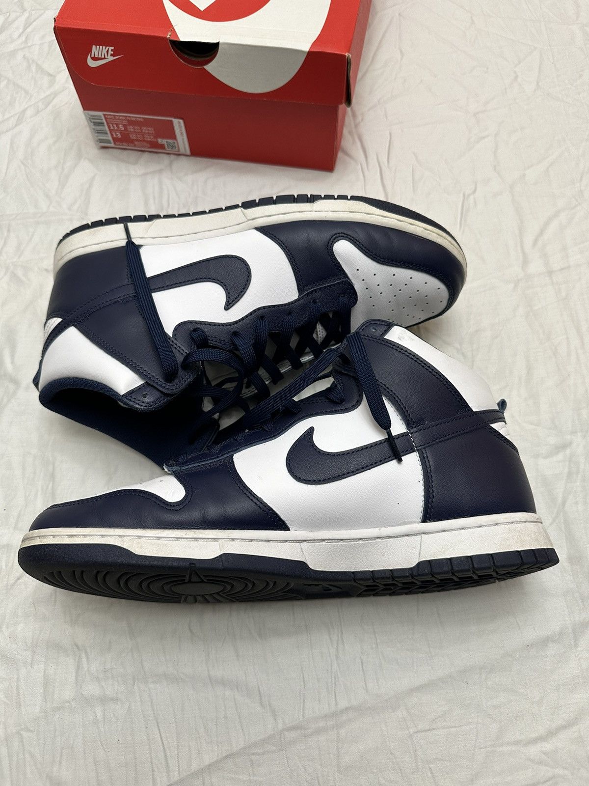 Nike Dunk High Midnight Navy