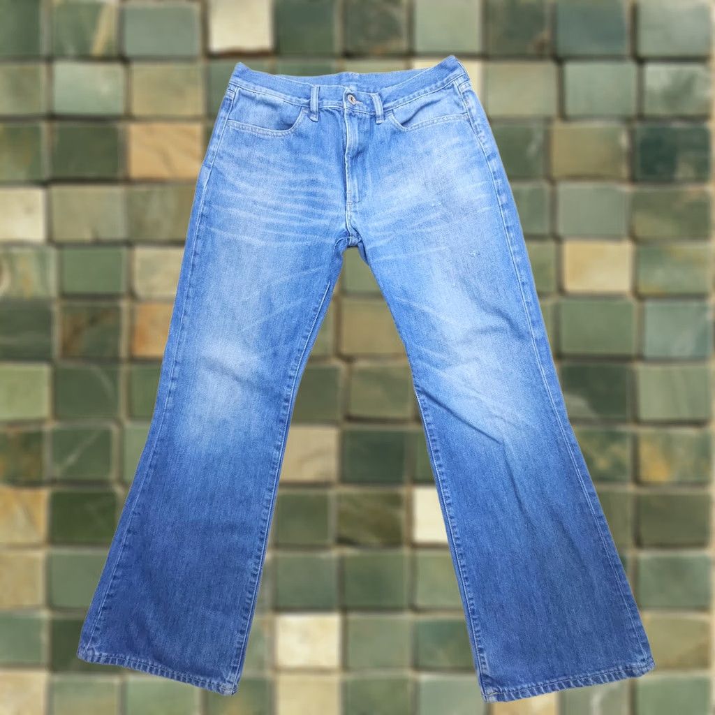 Diesel Diesel Jeans Flare Bootcut Denim Womens Size 32 Blue Made in Italy 5-Pocket Logo Stretch Regular Fit 31x30" IN Denim Size 24" / US 00 / IT 34 - 1 Thumbnail