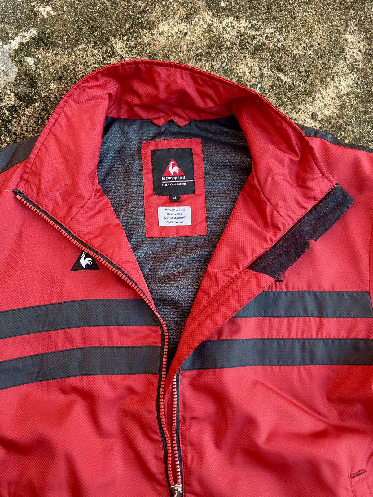 Japanese Brand × Vintage Lecoqsportif Golf Collection Nylon Zipper Jacket Size US L / EU 52-54 / 3 - 12 Thumbnail