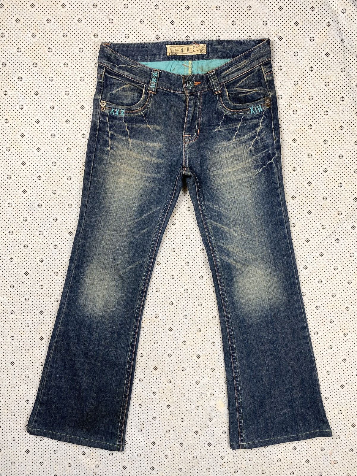Hysteric Glamour × Japanese Brand Stylish Jeans By A.N.L denim Size 30" / US 8 / IT 44 - 2 Thumbnail