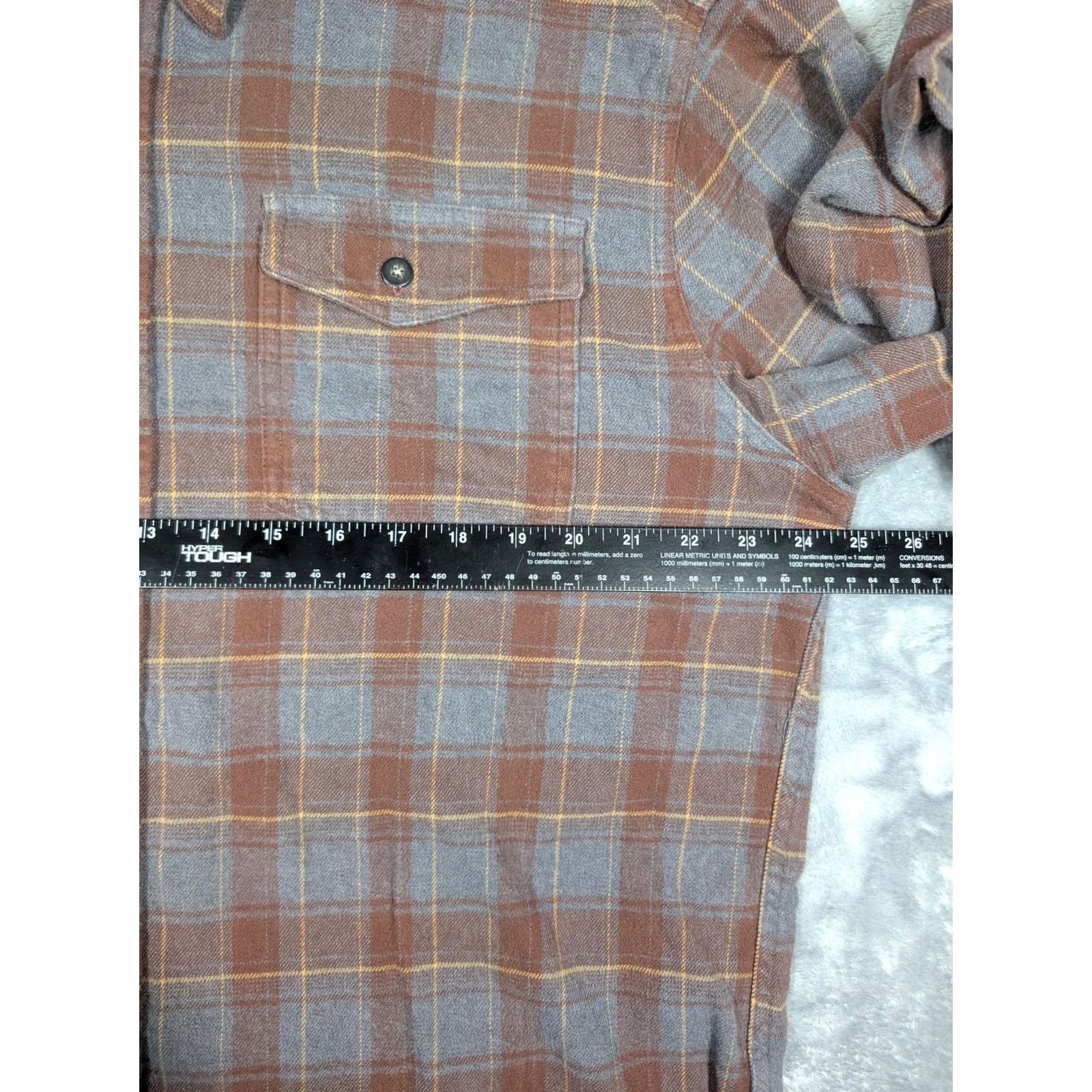 Vintage Dakota Grizzly Shirt Mens XL Brown Plaid Flannel Long Sleeve Button Up Casual Size US XL / EU 56 / 4 - 3 Thumbnail