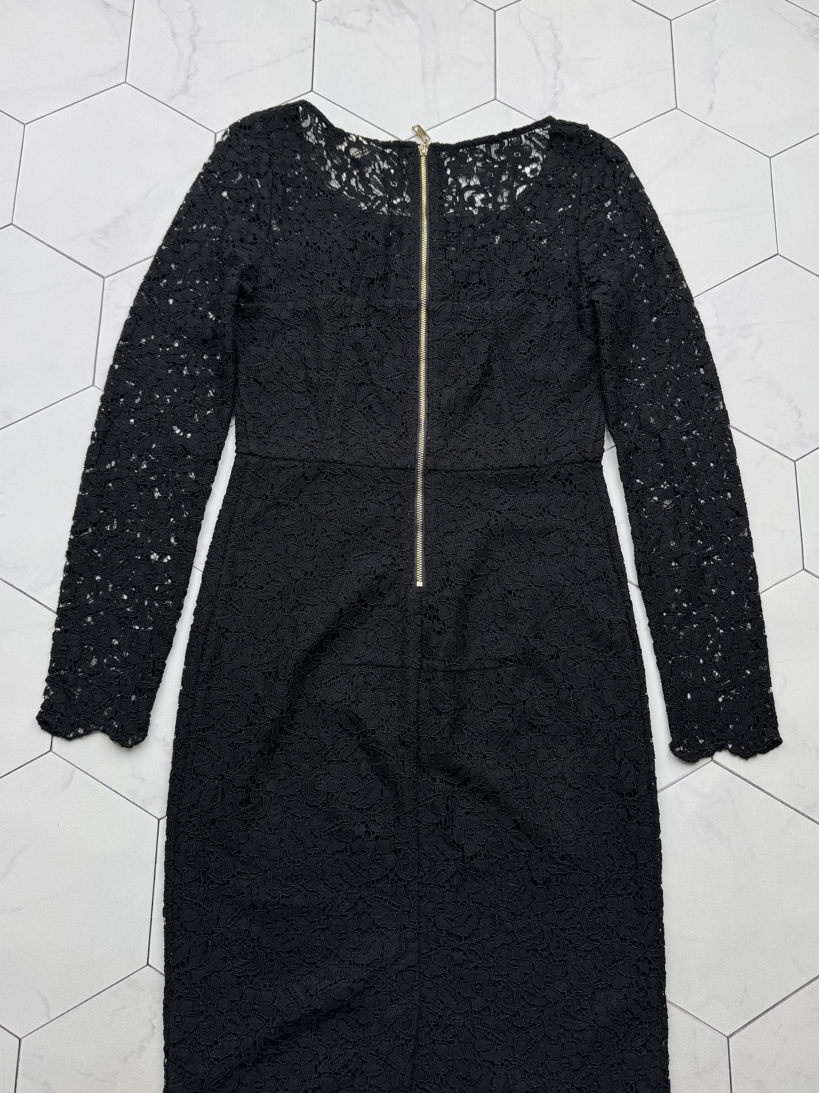 Miss Sixty Miss Sixty Lace Mesh Dress With Long Sleeve (B87) Size S / US 4 / IT 40 - 9 Thumbnail
