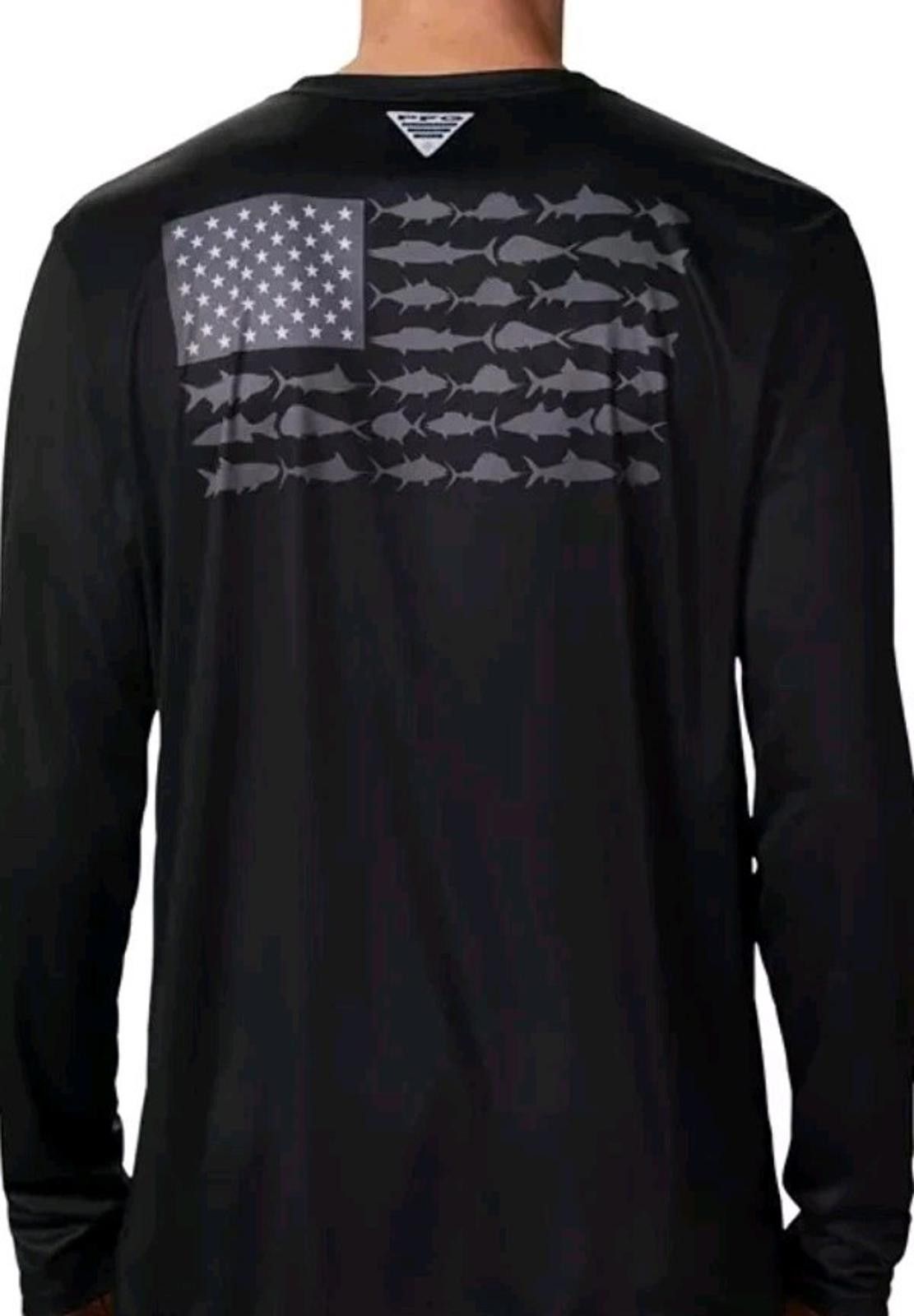 Columbia Columbia Men's Long Sleeve Fishing Shirt with Fish Flag Back Size US M / EU 48-50 / 2 - 2 Thumbnail