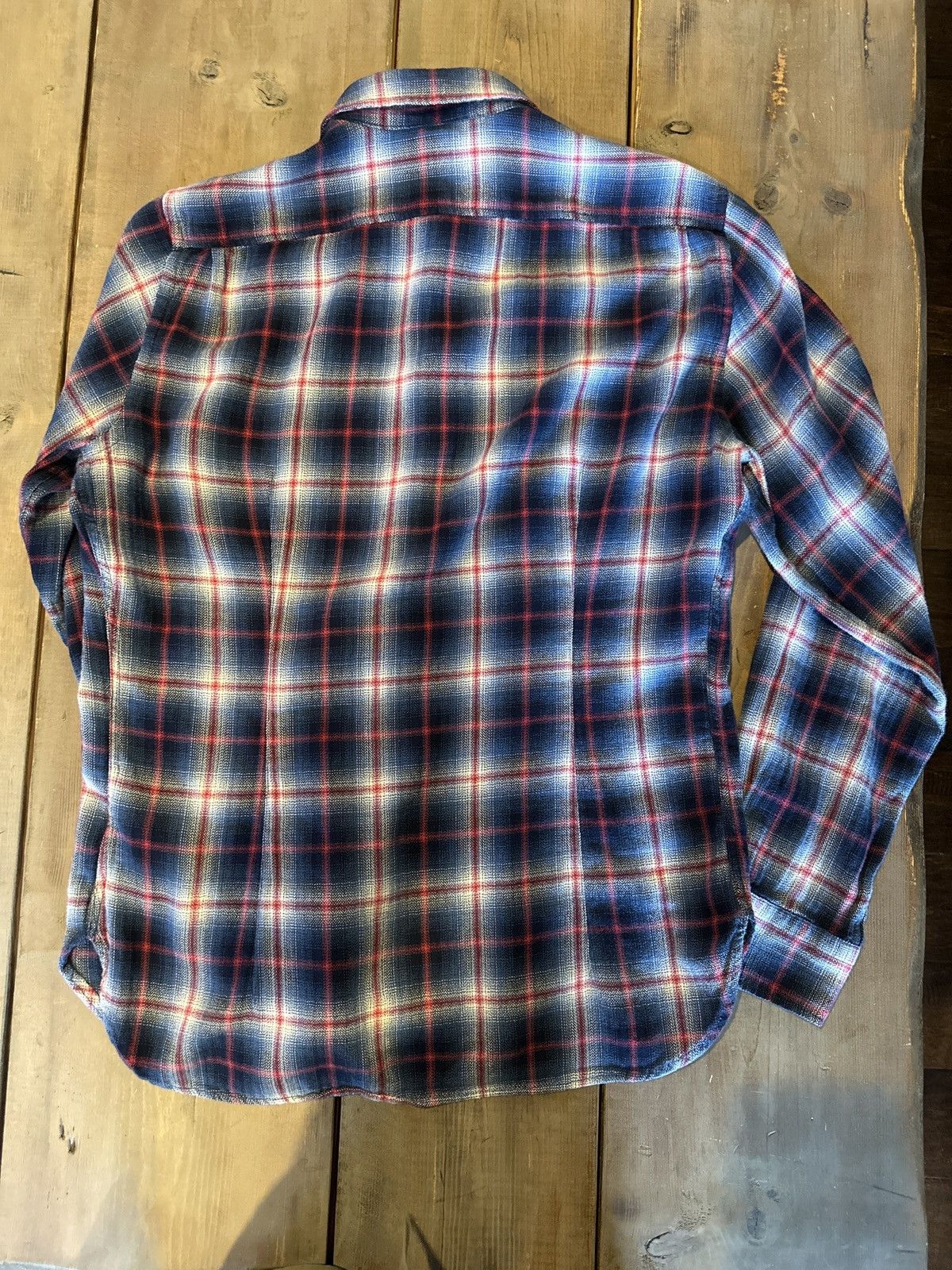 J.Lindeberg J Lindberg Slim Fit Brushed Plaid Button Up Medium Size US M / EU 48-50 / 2 - 4 Thumbnail