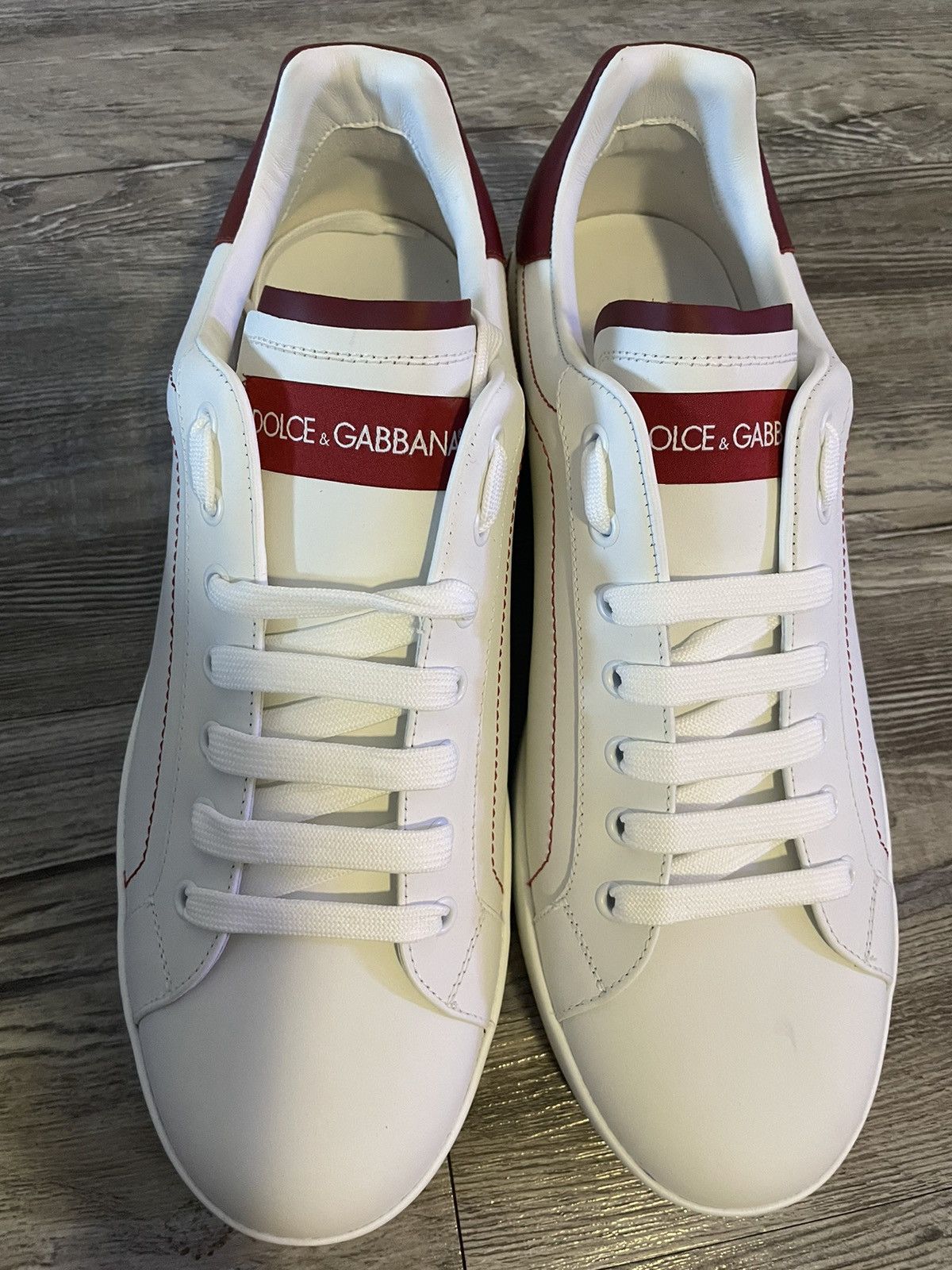 Dolce & Gabbana Dolce & Gabbana CS1760 Red/White Size US 12 / EU 45 - 6 Thumbnail