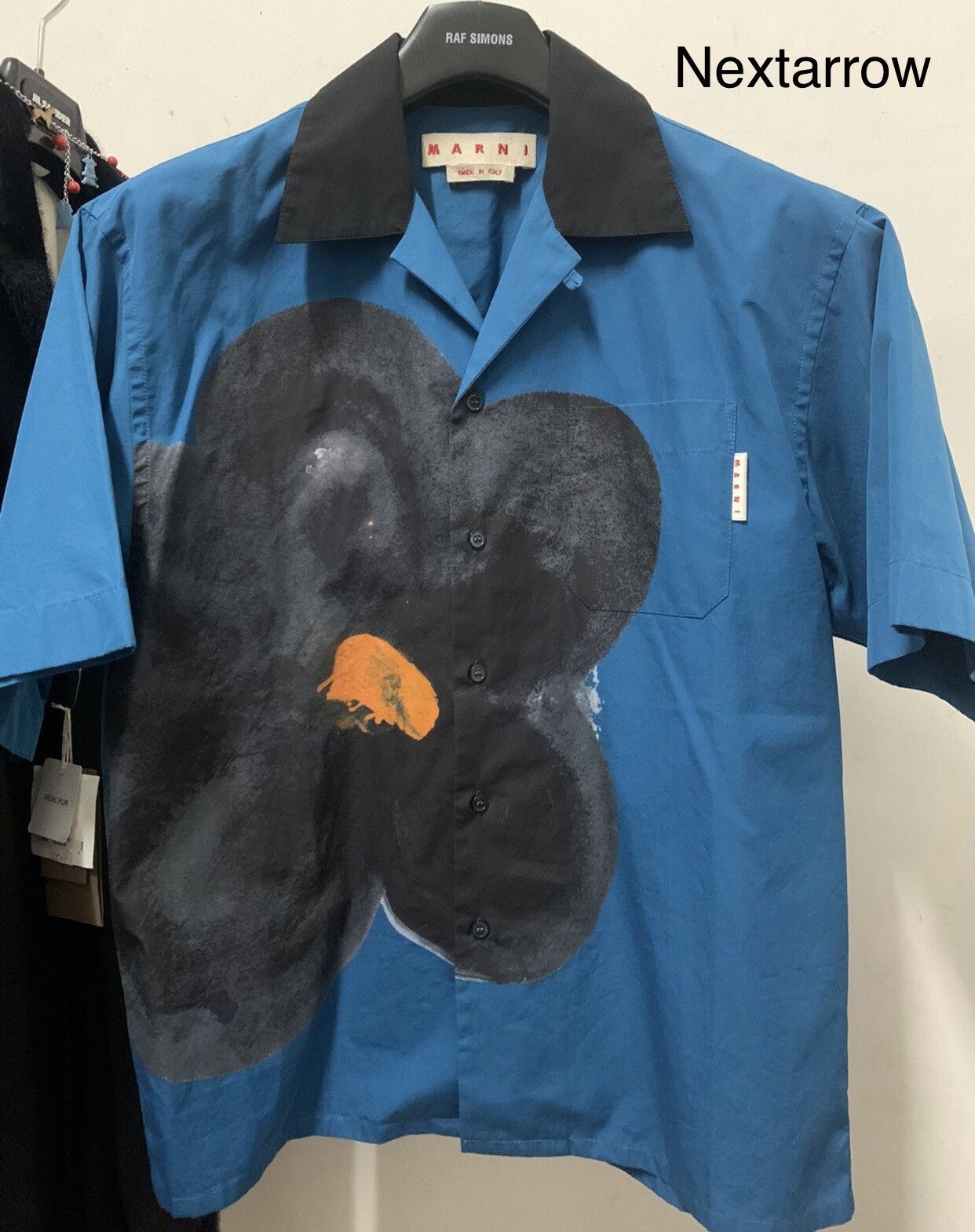 Marni MARNI Blue Floral Shirt2412-Nextarrow Size US S / EU 44-46 / 1 - 1 Thumbnail