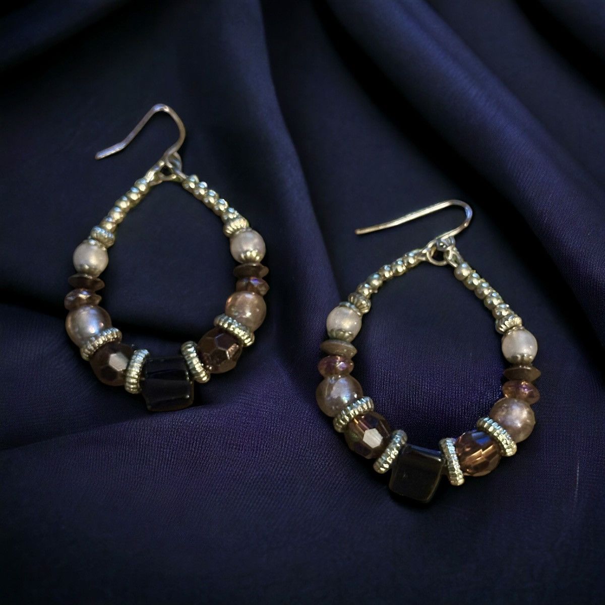 Other Beaded hoop earrings Size ONE SIZE - 1 Thumbnail