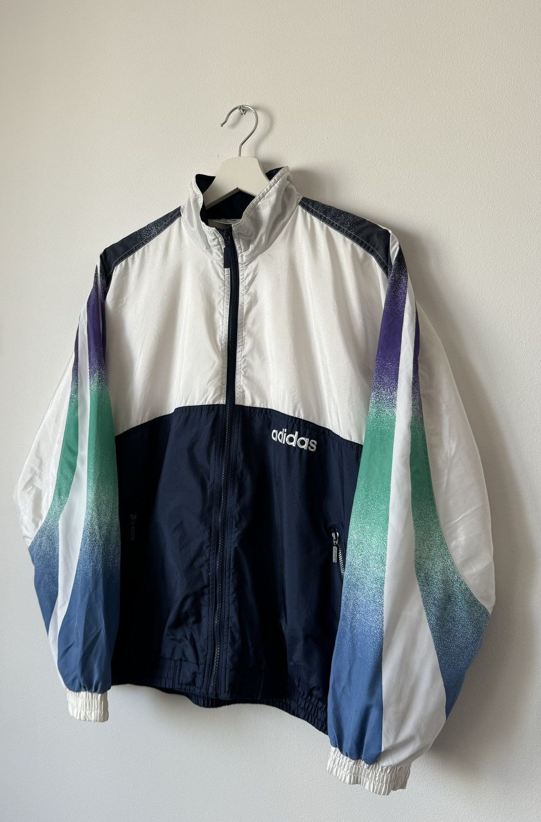 Adidas Adidas Vintage Training Zip Jacket Size US M / EU 48-50 / 2 - 2 Thumbnail