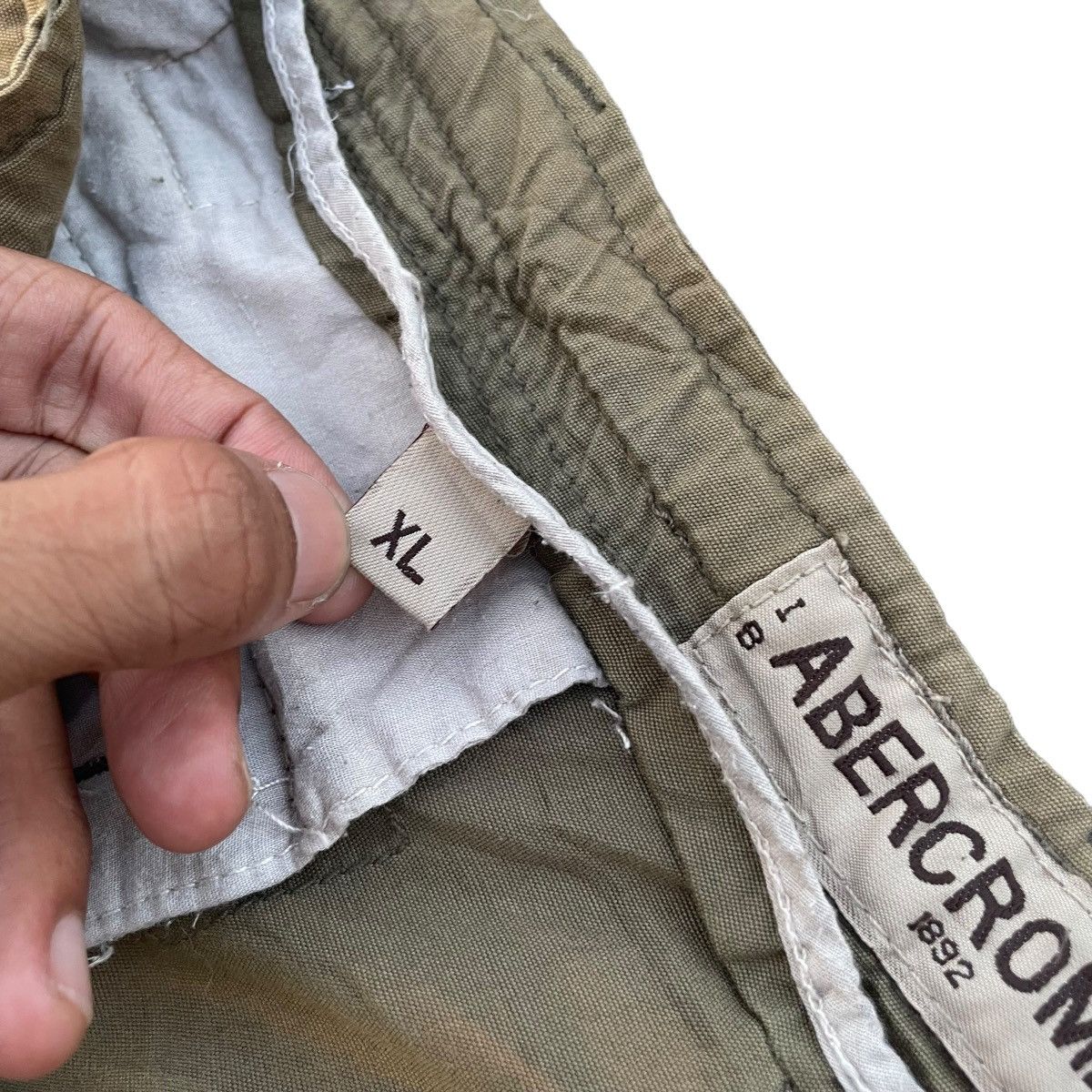 Abercrombie & Fitch Y2K ABERCROMBIE AND FITCH TIE DYE 6 POCkETS CARGO PANTS Size US 33 - 11 Thumbnail