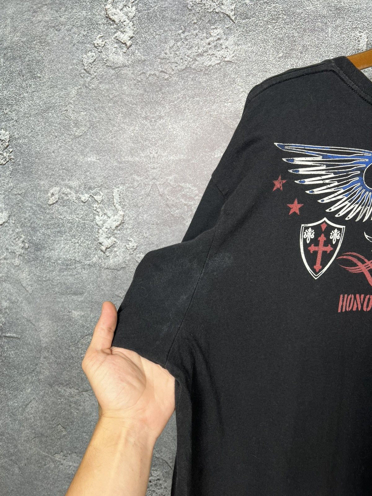 Affliction Affliction Brand 3Xl Xtreme Couture Honor Glory Y2K T-shirt Size US XXL / EU 58 / 5 - 9 Thumbnail