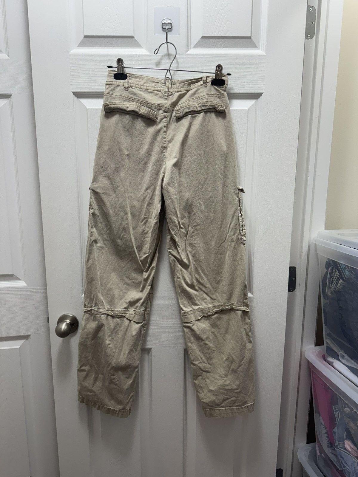 Vintage Garage Khaki Double Knee Mastadon Cargo Pants Vintage Size US 26 / EU 42 - 5 Thumbnail