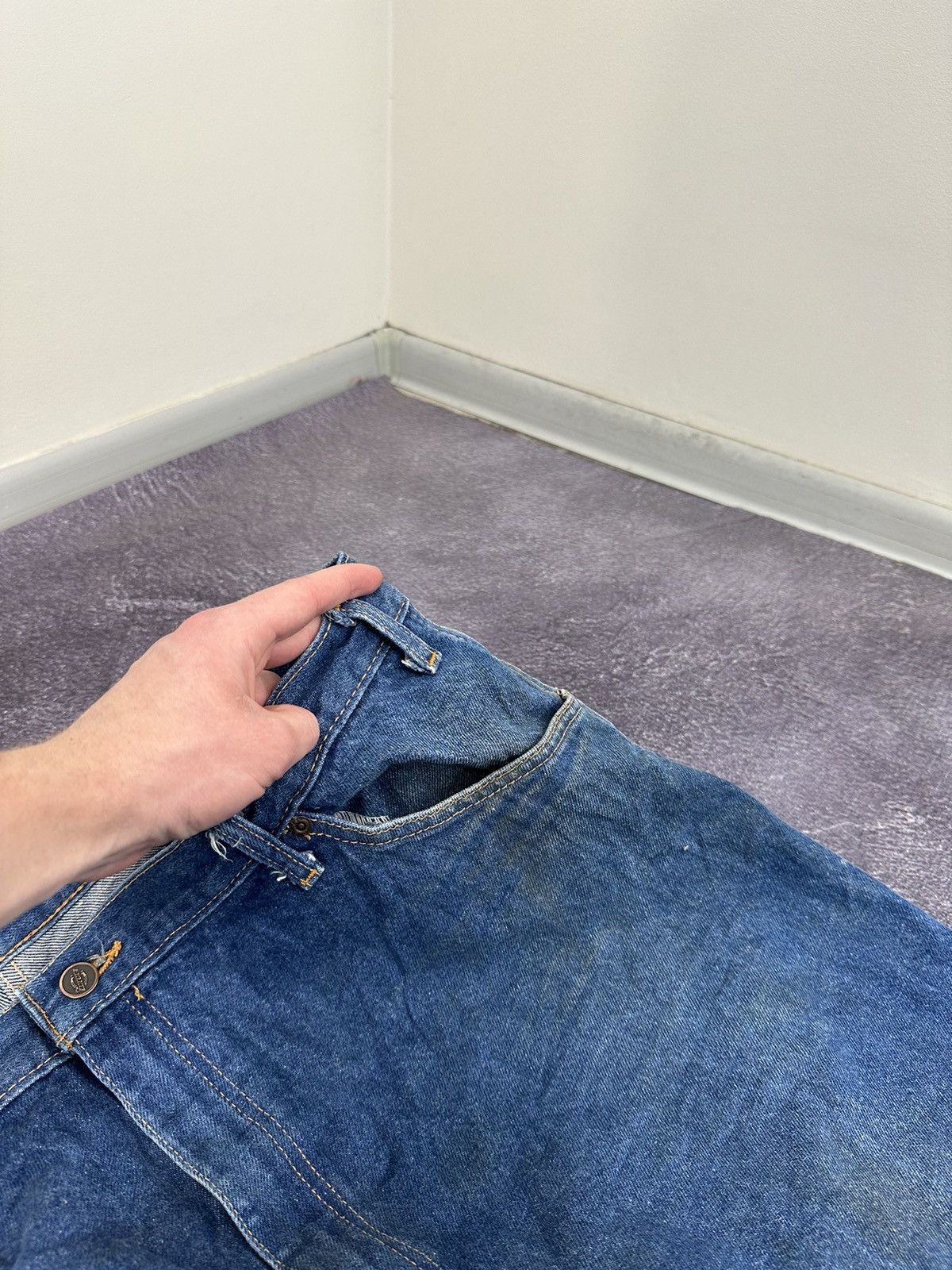 Dickies Vintage Dickies Baggy Distressed Opium Faded USA Work Jeans Size US 42 / EU 58 - 17 Thumbnail