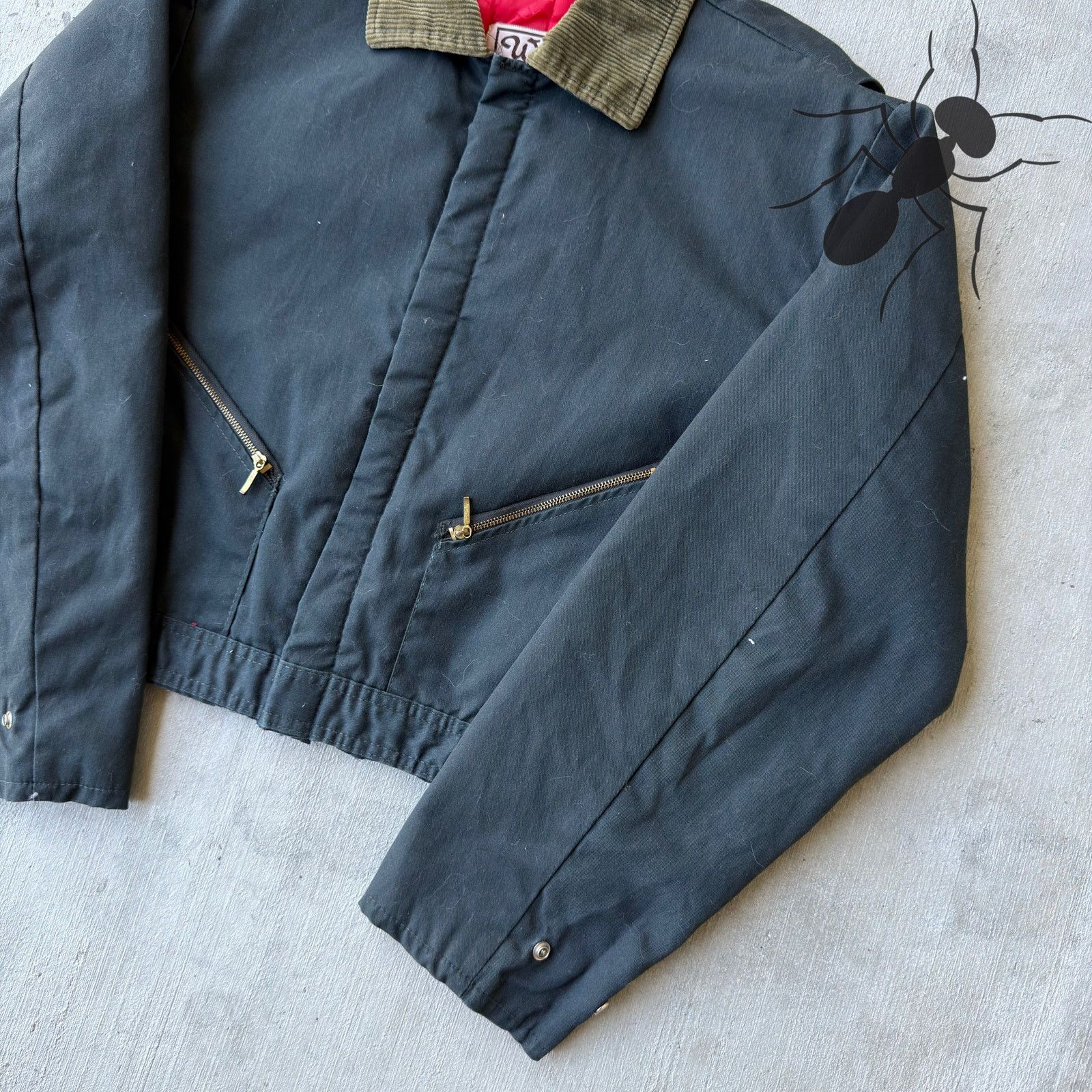Vintage × Walls Walls blue cropped work wear jacket Size US L / EU 52-54 / 3 - 4 Thumbnail