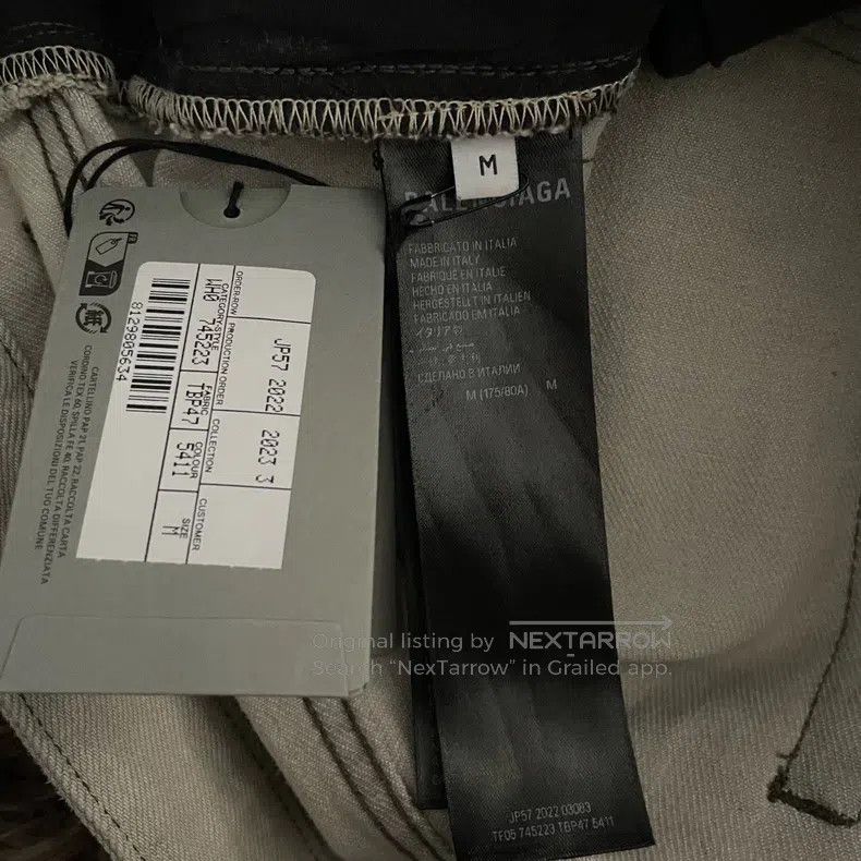 Balenciaga Balenciaga size M Hand-painted graffiti dirty baggy jeans Size US 27 - 5 Thumbnail