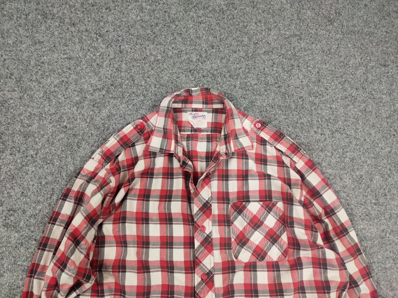 Japanese Brand Vintage 90's Friendship Japan Design Flannel Check Shirt Size US M / EU 48-50 / 2 - 5 Thumbnail