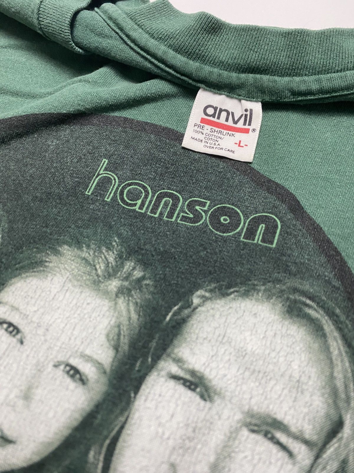 Band Tees Rare Vintage 90s Hanson Band Line-up tee Size US L / EU 52-54 / 3 - 3 Thumbnail