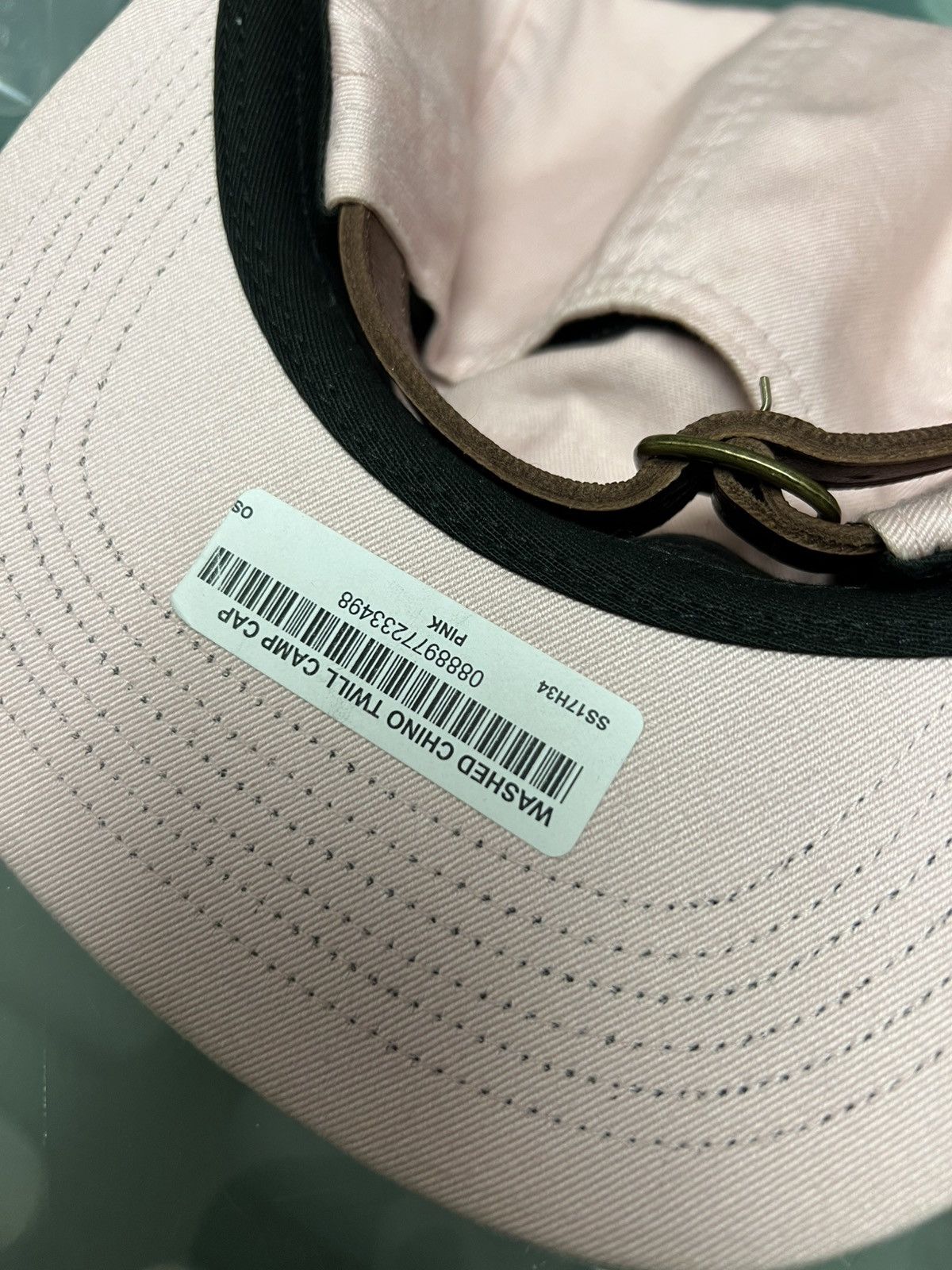 Supreme SS17 SUPREME WASHED CHINO TWILL CAMP CAP HAT PINK 2017 Size ONE SIZE - 5 Thumbnail