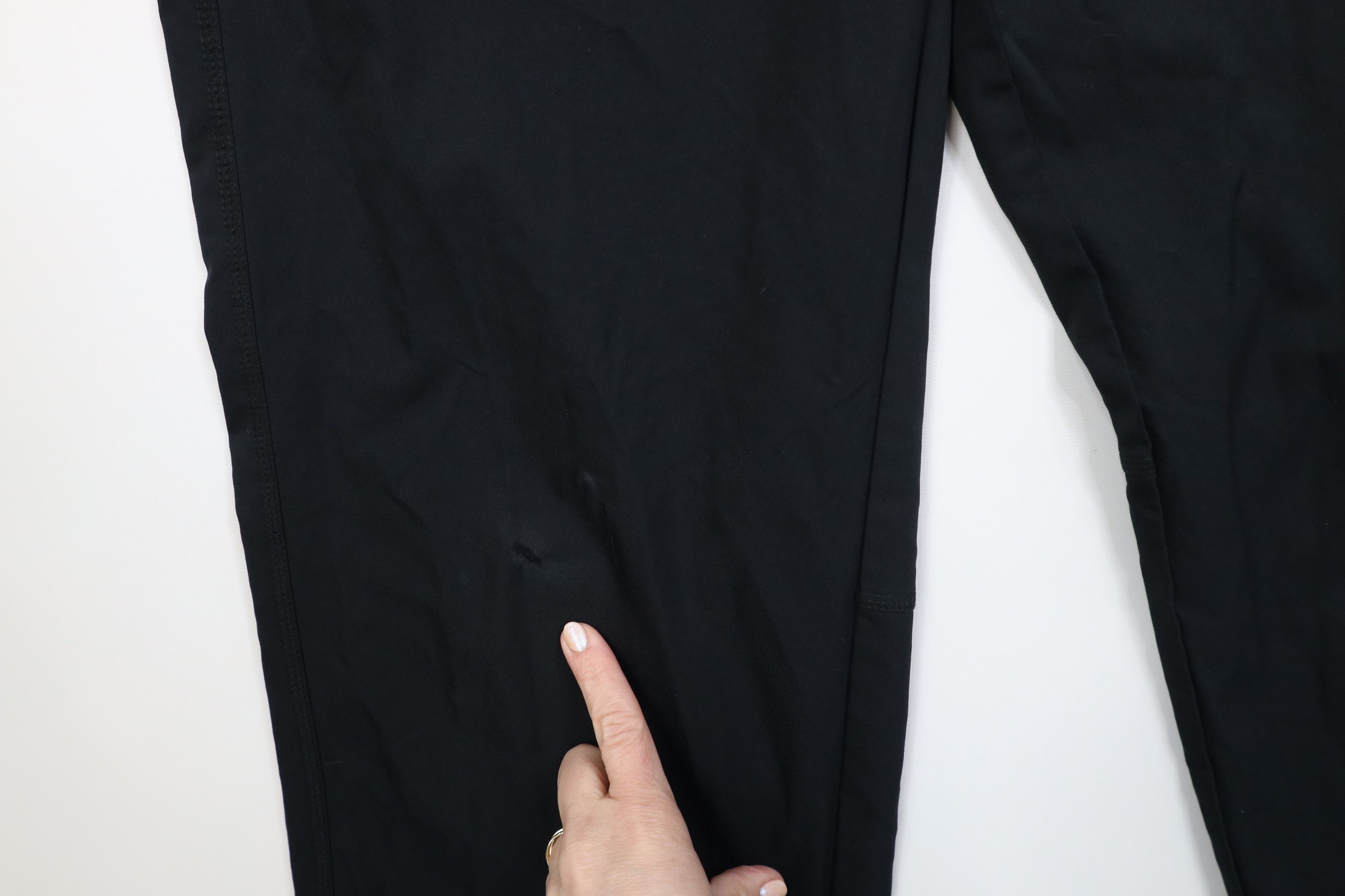 Nike Vintage Y2K Nike Distressed Wide Leg Pants Black Polyester Size US 34 / EU 50 - 6 Thumbnail