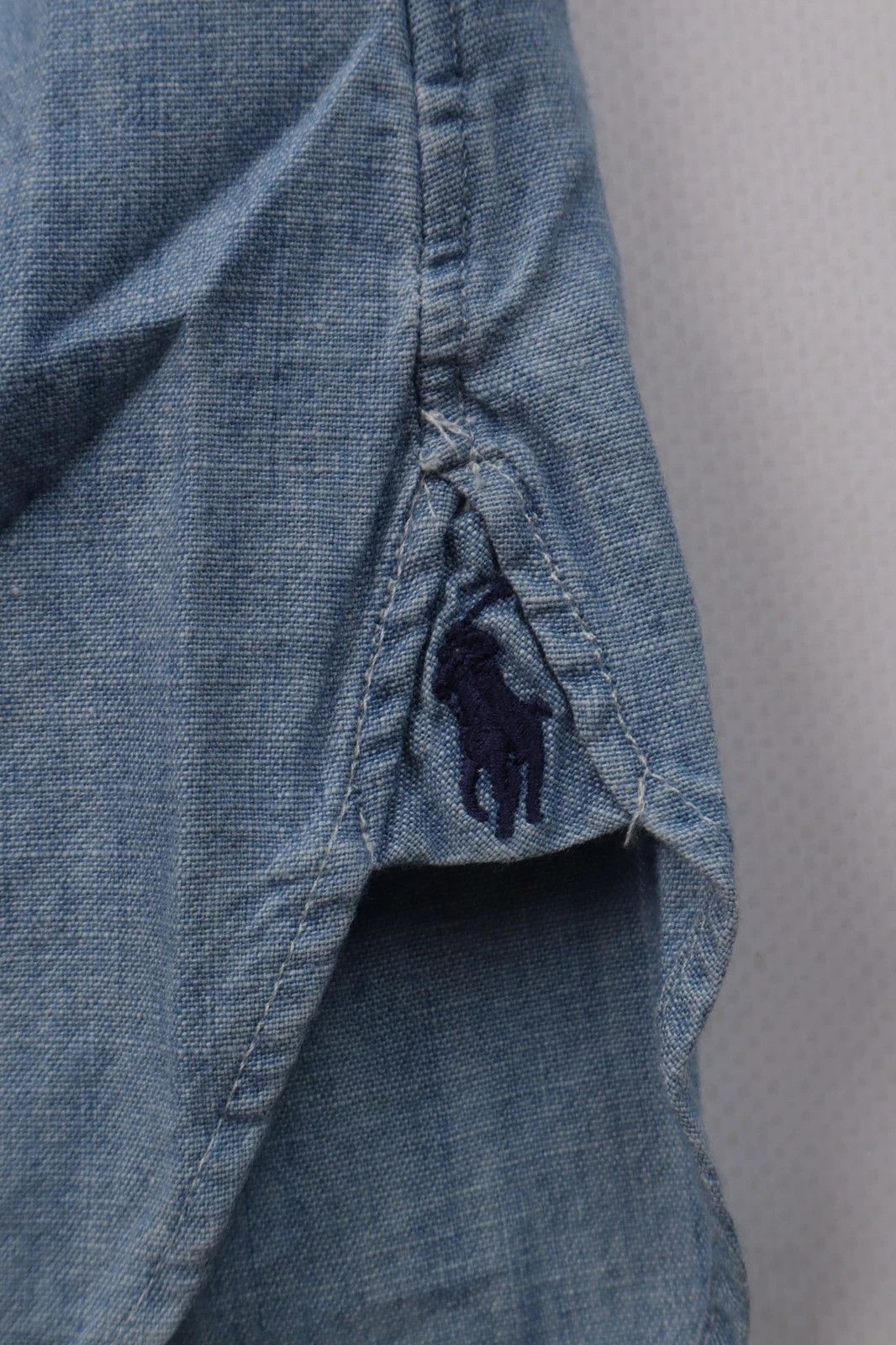 Polo Ralph Lauren Polo Ralph Lauren Slim Fit Long Sleeve Chambray Shirt Size US M / EU 48-50 / 2 - 3 Thumbnail