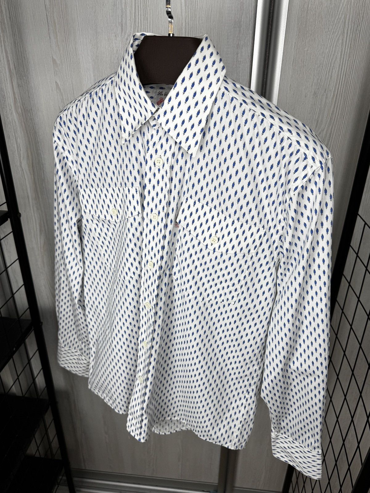 Vintage Vntg 80's MISTRAL French Western Style Floral Pattern Shirt Size US S / EU 44-46 / 1 - 7 Thumbnail