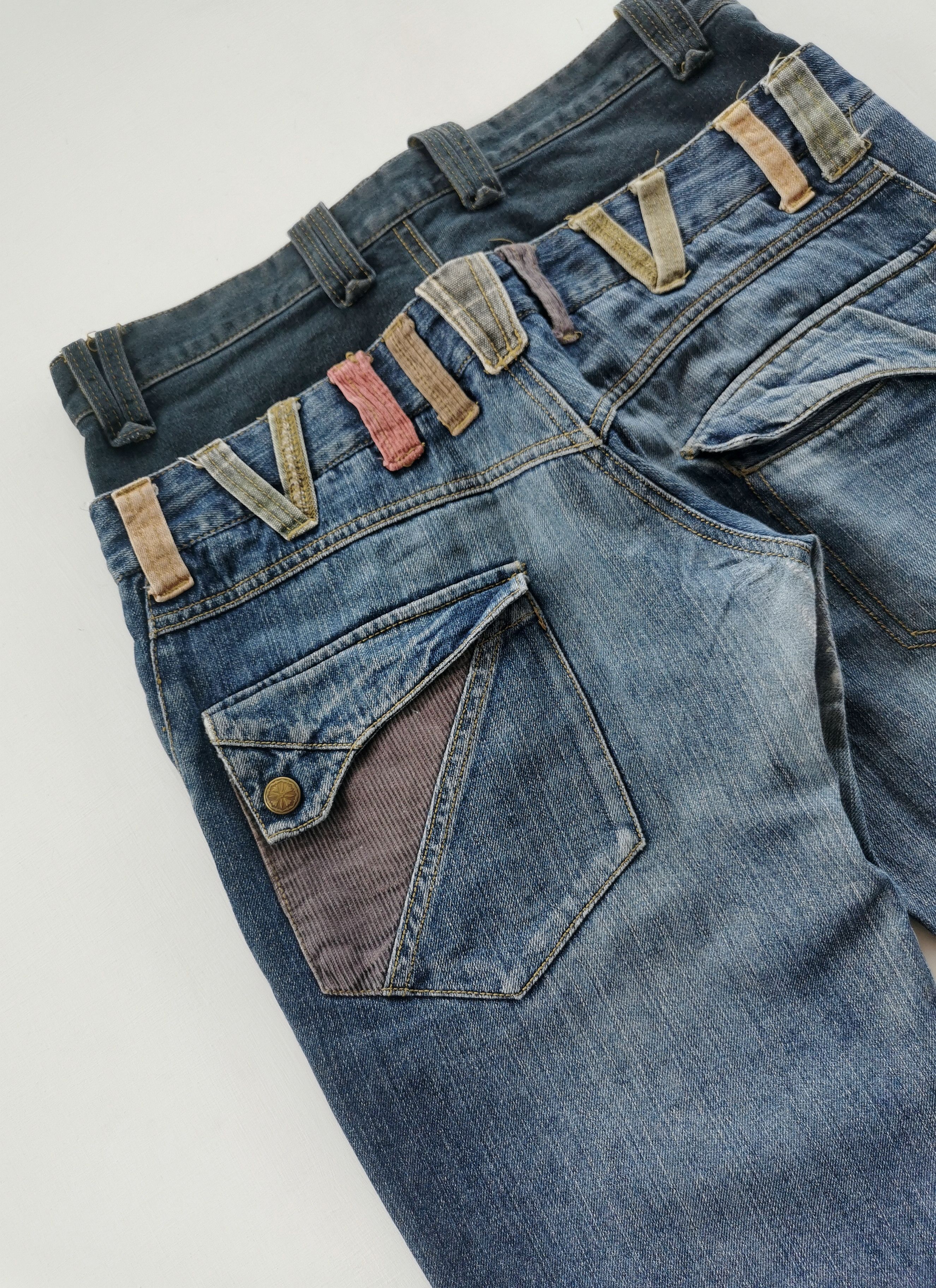 Kapital Rare BLINDEDGE Double Waist Japanese Style DenimJeans ☠️☠️🎌 Size US 32 / EU 48 - 11 Thumbnail