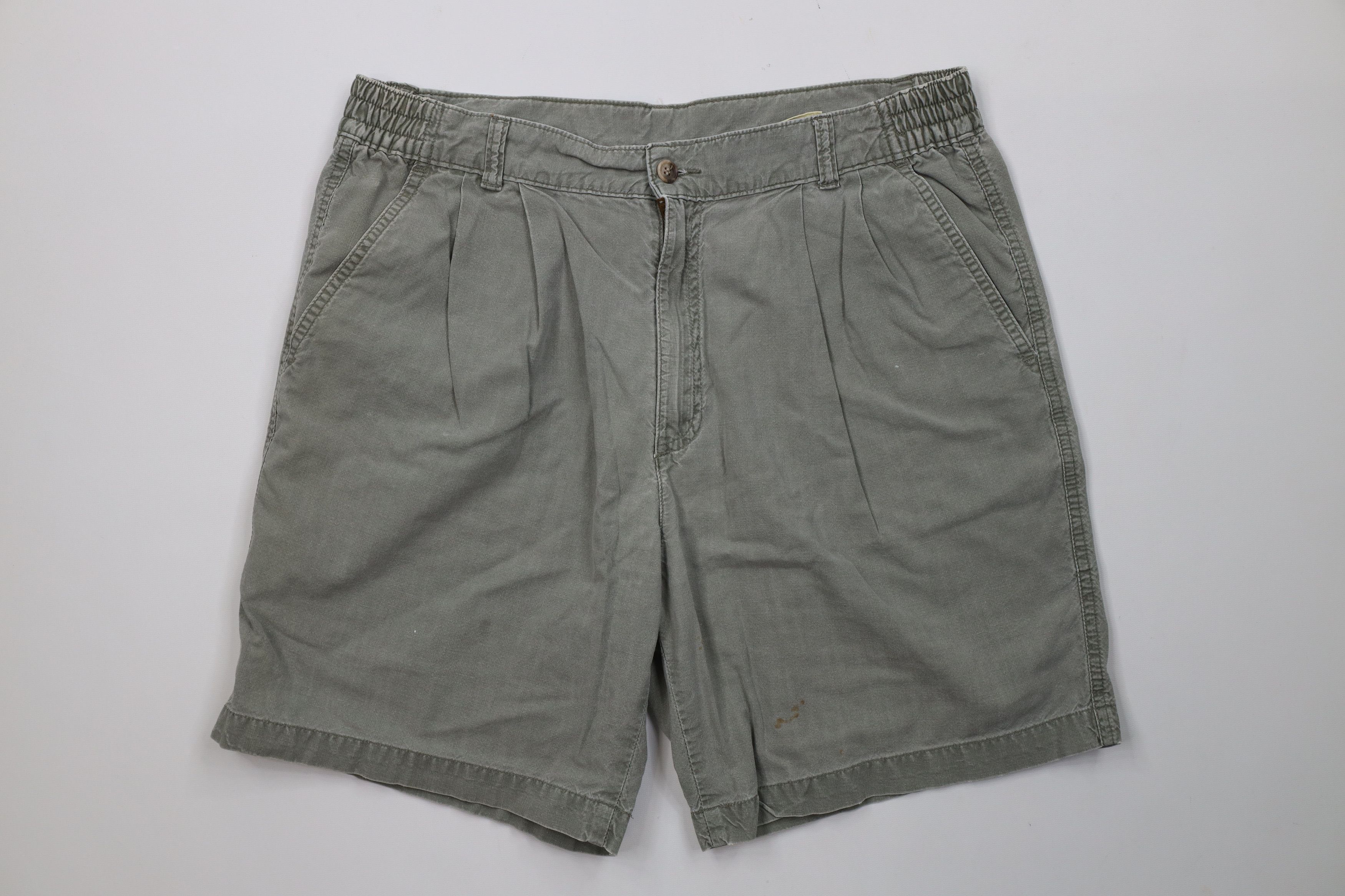 Vintage Vintage 90s Streetwear Above Knee Stonewash Trekking Shorts Size US 34 / EU 50 - 1 Thumbnail