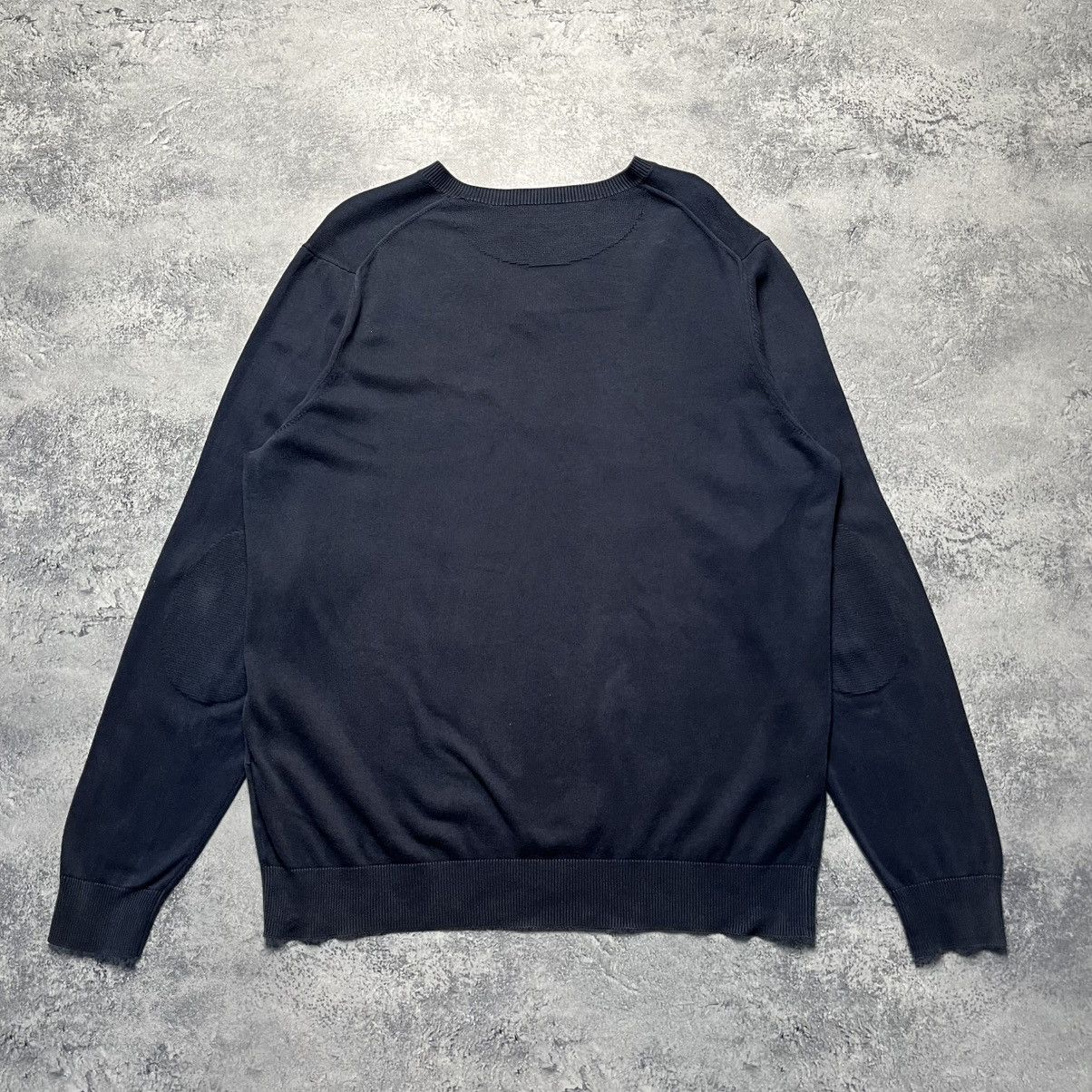 Lacoste Lacoste Blue V-Neck Sweater Streetwear Y2K Designer Size US L / EU 52-54 / 3 - 11 Thumbnail