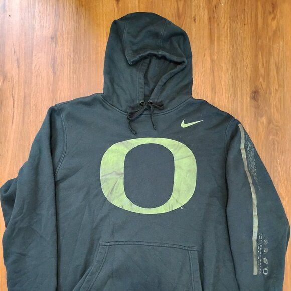 Other Vintage Nike Oregon Ducks Metallic Green Hoodie Sweatshirt Size US XL / EU 56 / 4 - 2 Thumbnail