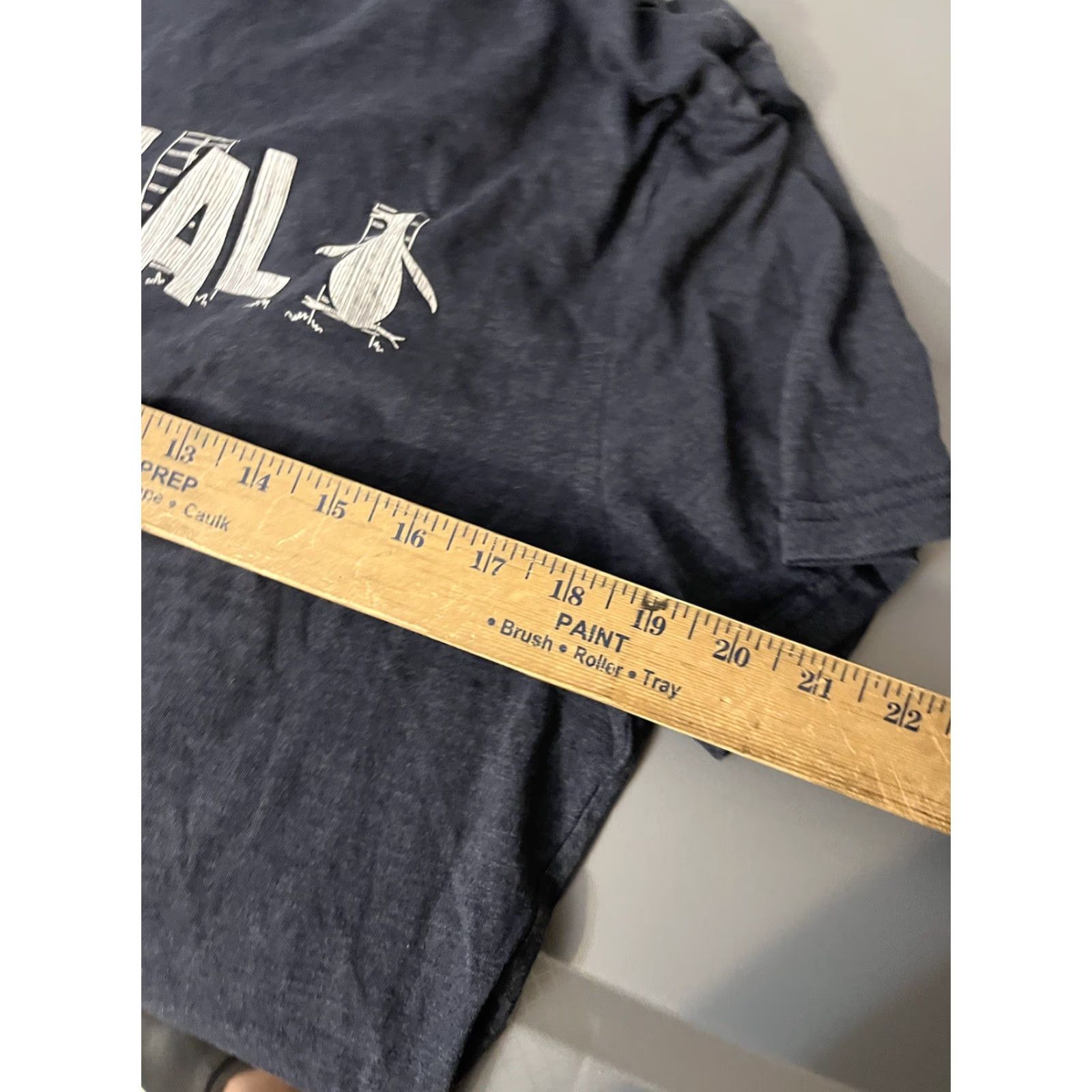 Original Penguin VINTAGE Original Penguin Graphic Print Tee Cotton T-Shirt Blue Large Men Size US L / EU 52-54 / 3 - 5 Thumbnail