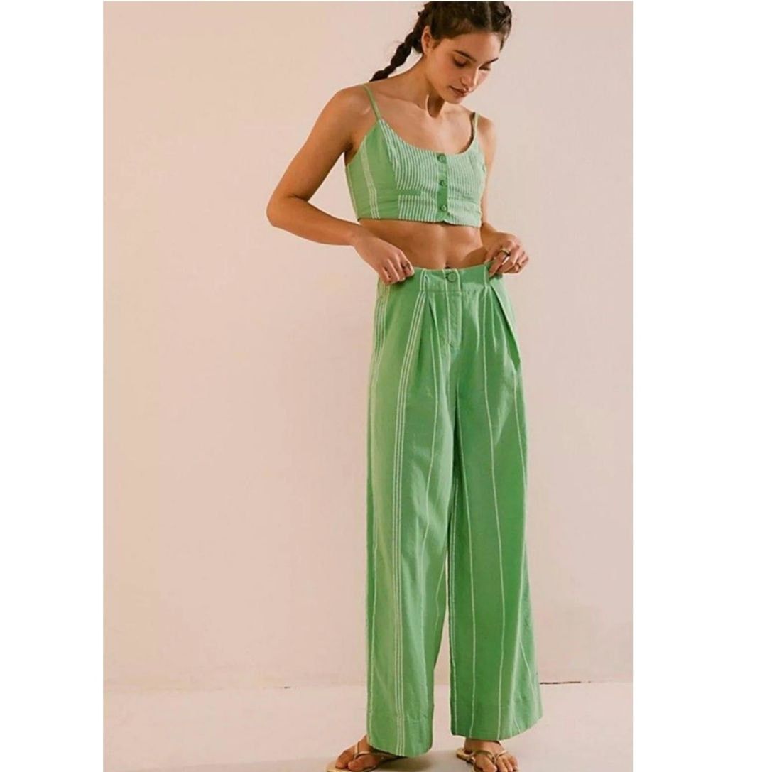 Free People New Free People Casual Friday Pants Set FREE-EST $128 LARGE Size 36" / US 14 / IT 50 - 4 Thumbnail