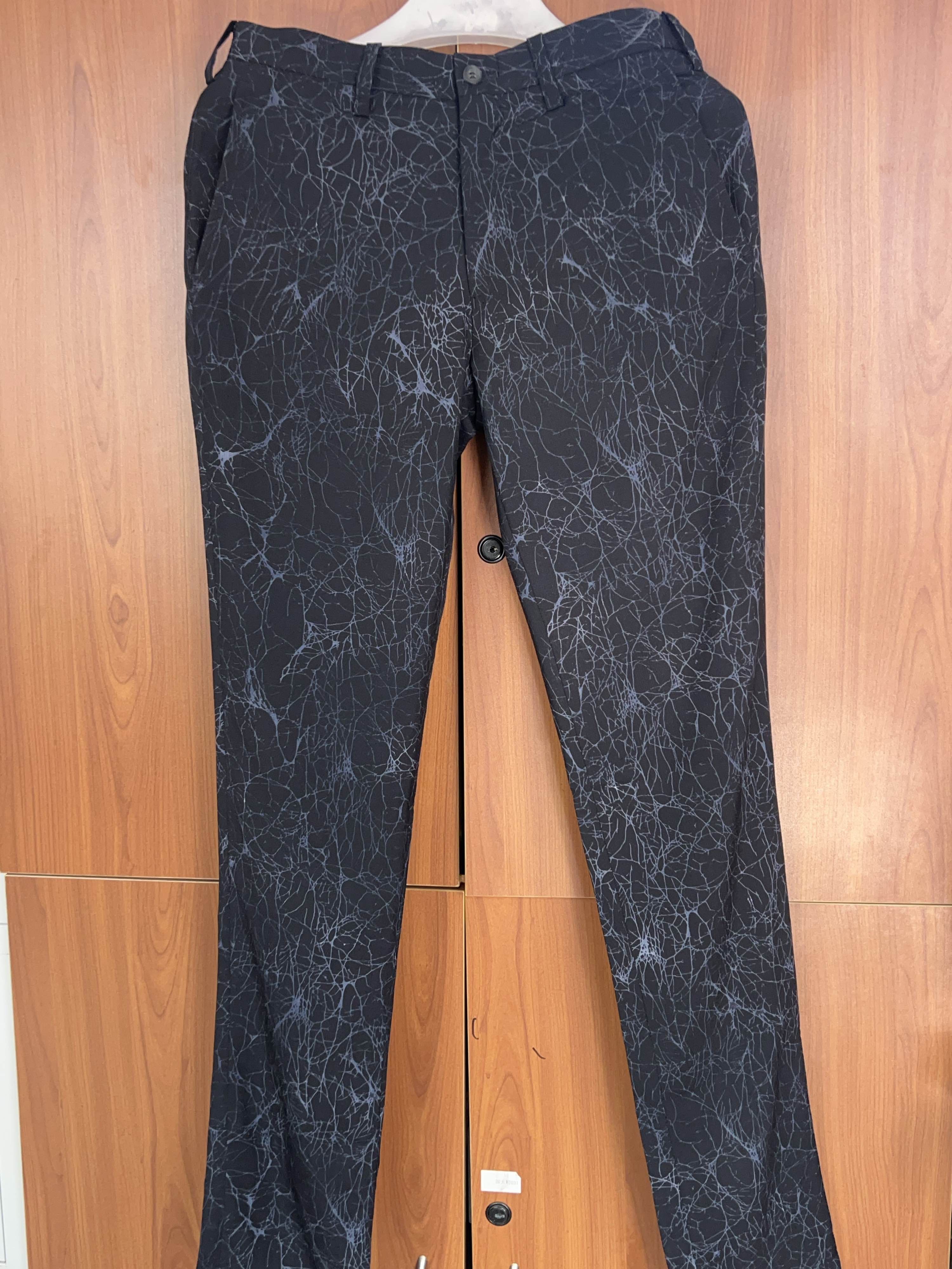 Issey Miyake Issey Miyake Men Marble Print Trousers Size 30 Size US 30 / EU 46 - 1 Thumbnail